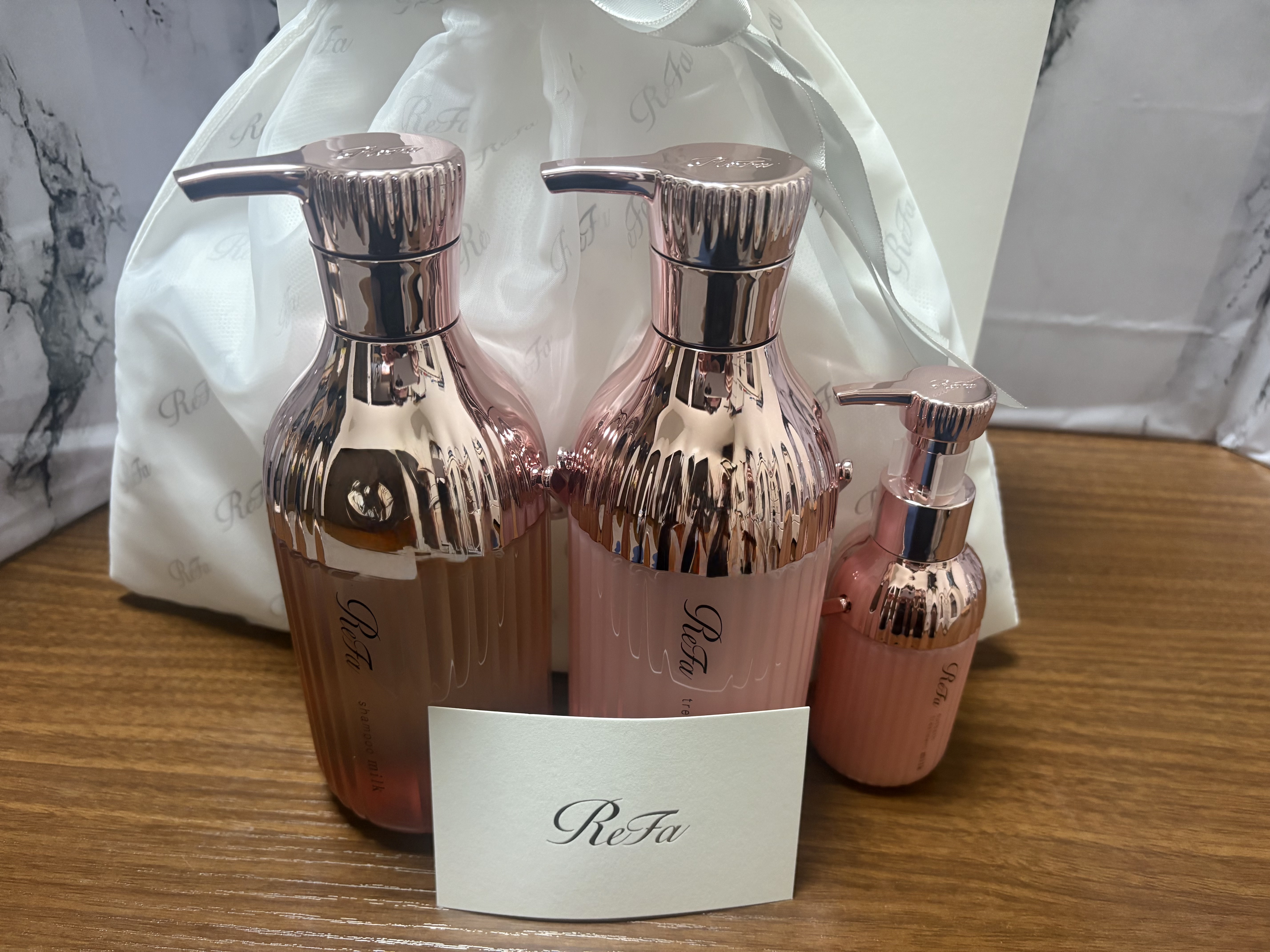 リファミルクプロテインシャンプーピンク/トリートメントピンク/ReFa/市販シャンプーを使ったクチコミ（1枚目）