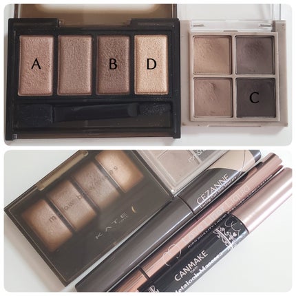 ケイト メロウブラウンアイズ/KATE/アイシャドウパレットを使ったクチコミ(2枚目)