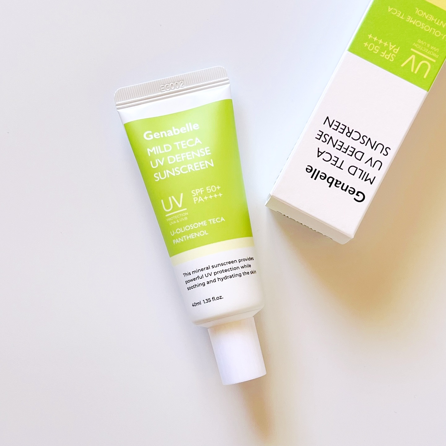 マイルドテカUVディフェンス サンスクリーン/Genabelle/日焼け止めクリームを使ったクチコミ（1枚目）