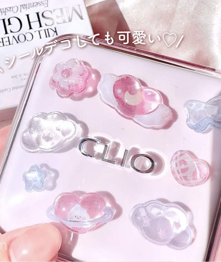 クリオの超薄膜・薄づきな
“ピンクガラス玉クッションファンデ” 

21C ランジェリー

メッシュタイプのファンデーションで
厚塗りになりにくく
密着カバー&適度なツヤ感が綺麗！

クリアピンクなパケは
流行りのシールデコしても
可愛い☁