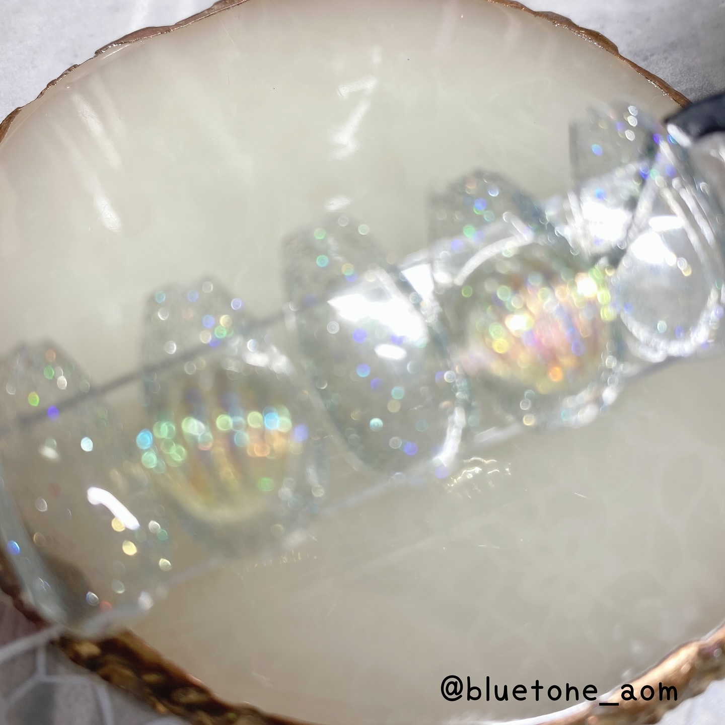 フラッシュパウダー/NAILTOWN/ネイル用品を使ったクチコミ（3枚目）