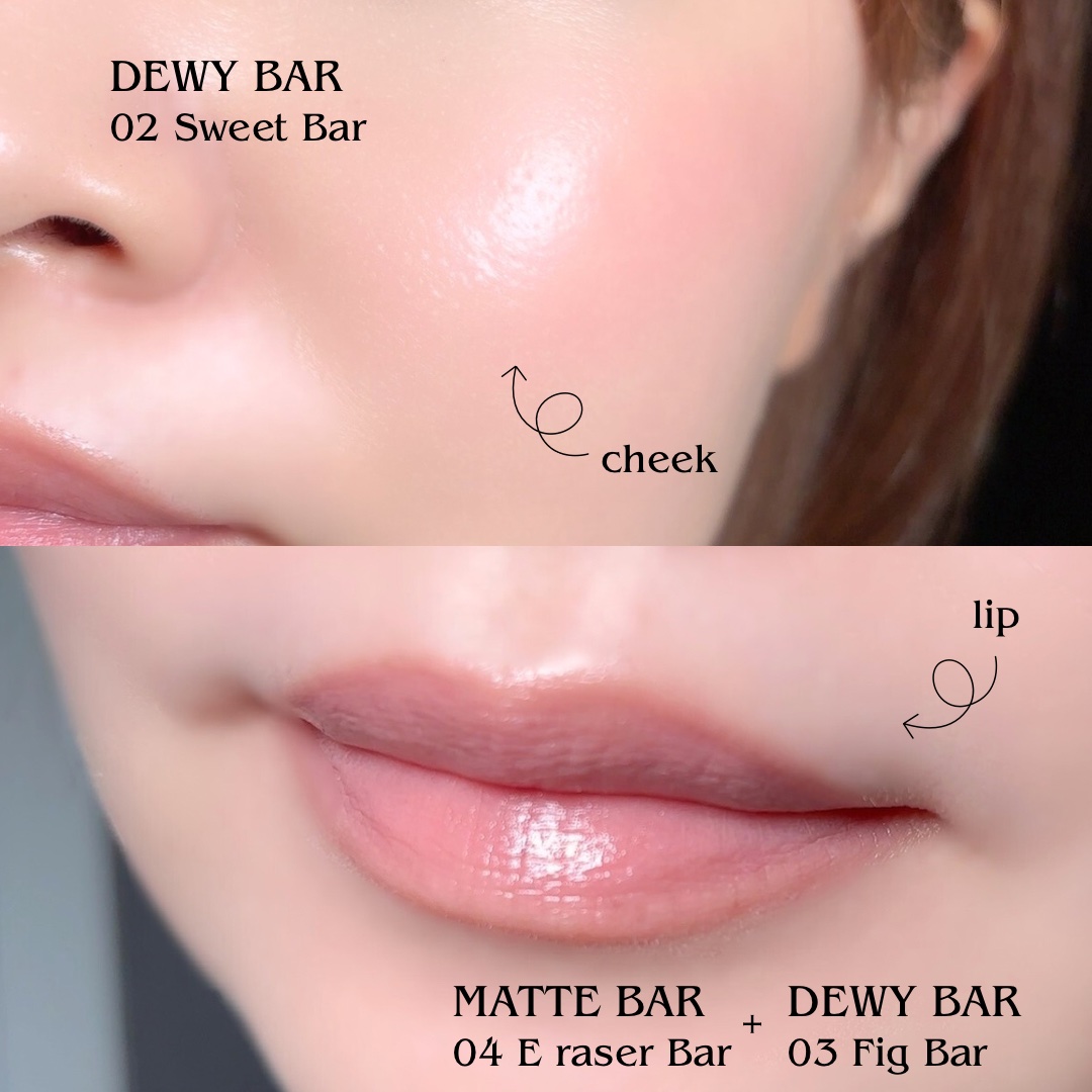 DEWY BAR/AOU/ジェル・クリームチークを使ったクチコミ（3枚目）