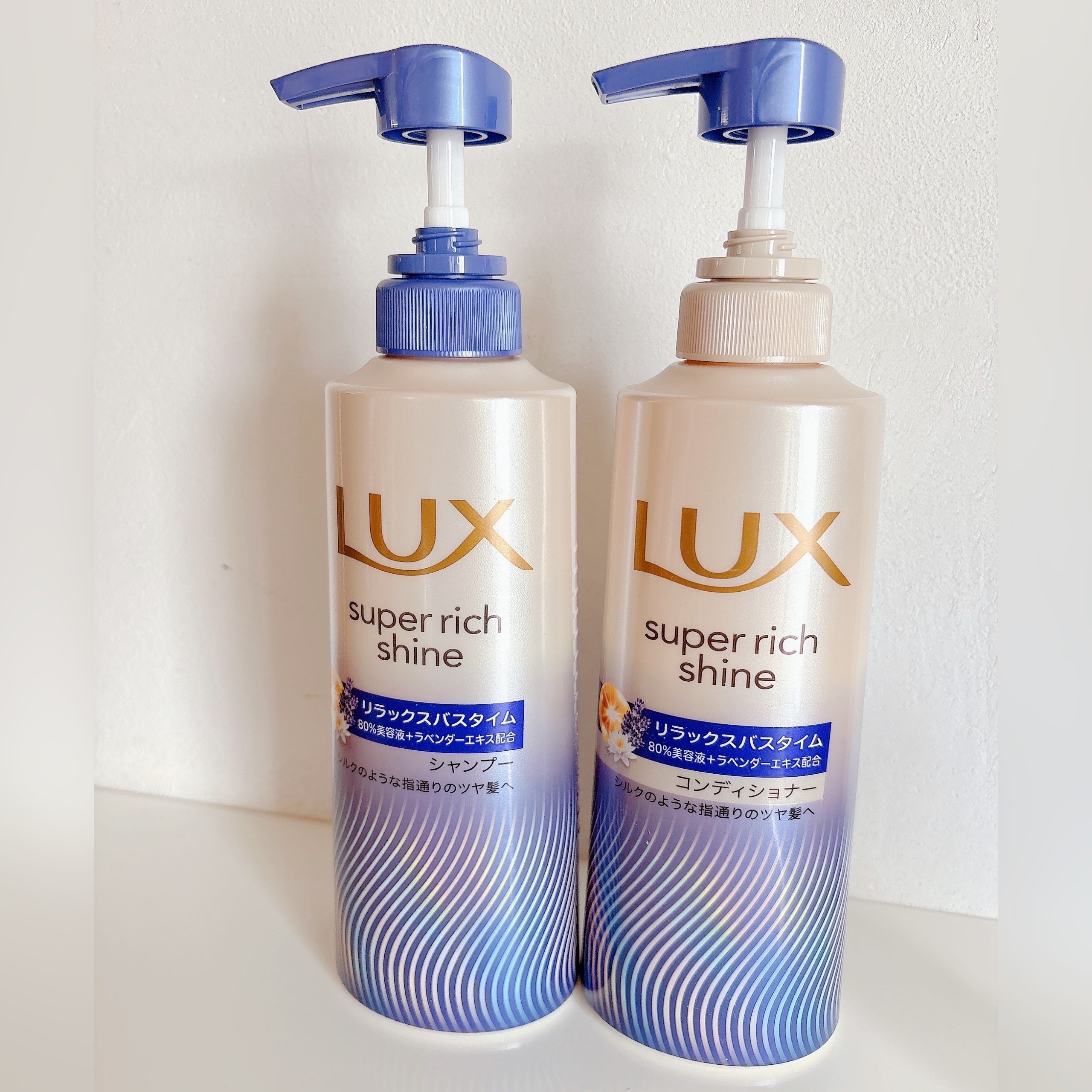 ラックス　スーパーリッチシャイン リラックスナイトケア シャンプー／コンディショナー/LUX/市販シャンプーを使ったクチコミ（1枚目）