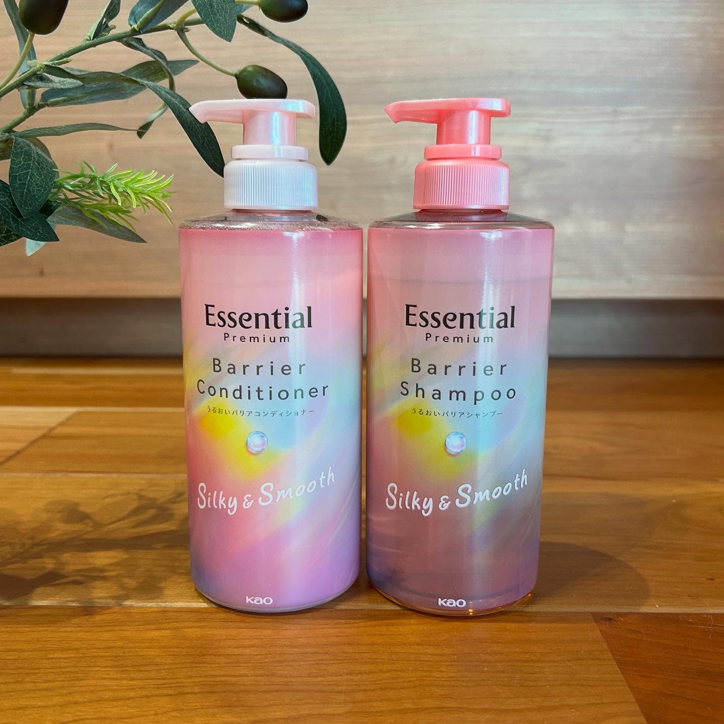 エッセンシャルプレミアム バリアシャンプー・コンディショナー シルキー＆スムース/エッセンシャル/市販シャンプーを使ったクチコミ（1枚目）