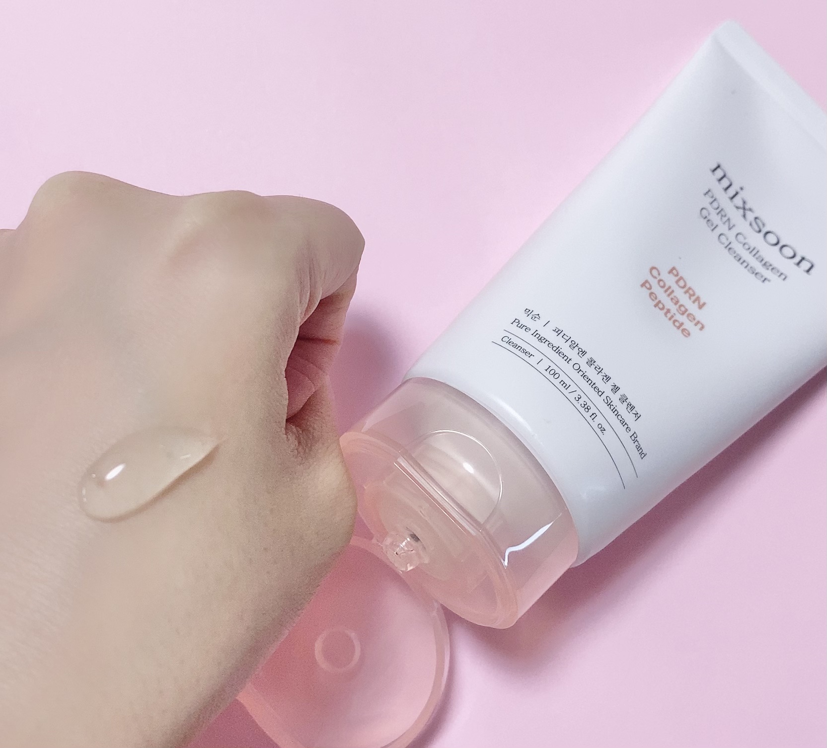 PDRN Collagen Gel Cleanser/mixsoon/洗顔フォームを使ったクチコミ（3枚目）