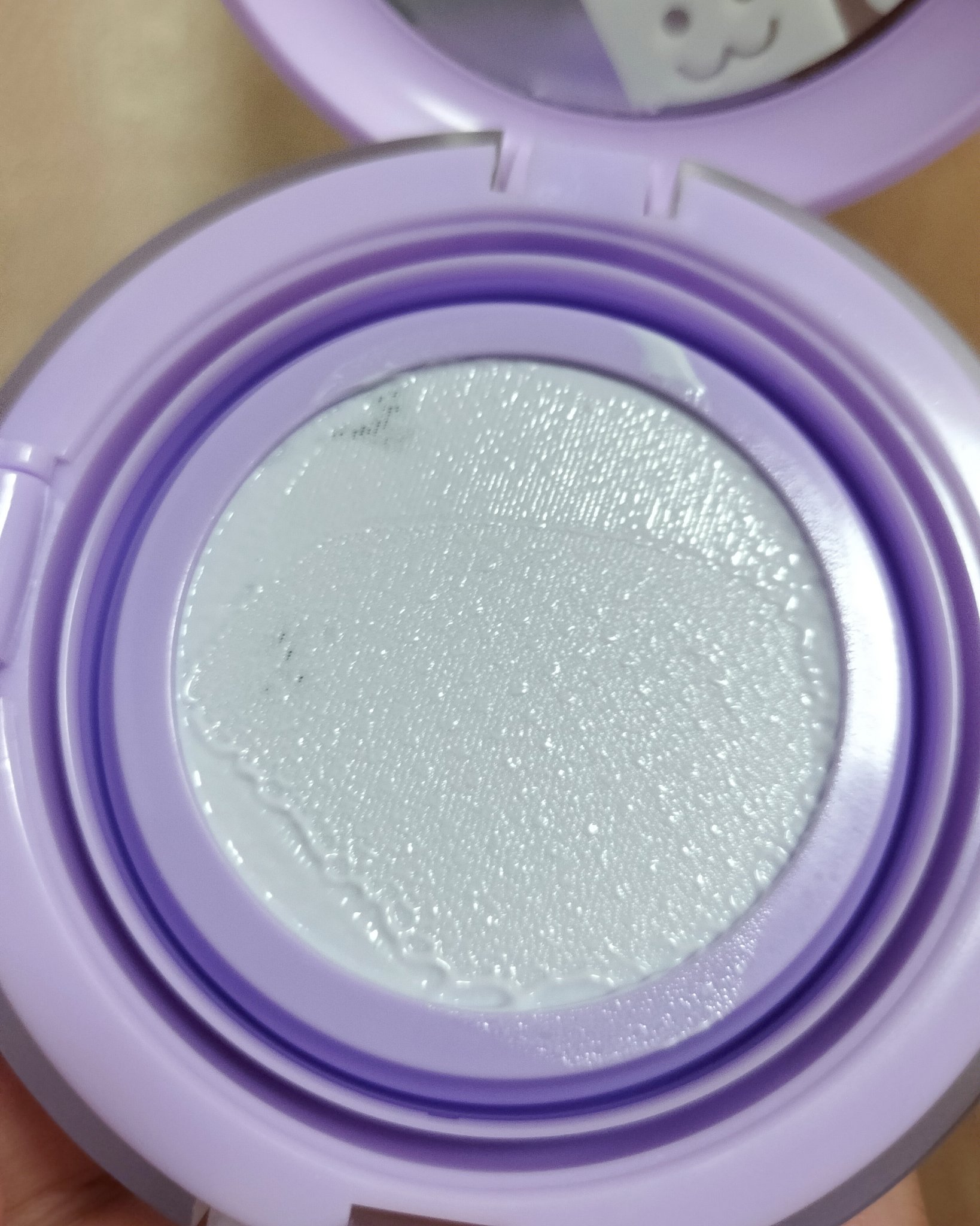 マシュマロトーンアップクッション パープル/EDIT.B/クッションファンデーションを使ったクチコミ（3枚目）