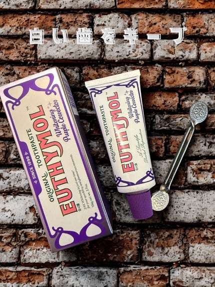 ホワイトニングパープルコレクター歯磨き粉/EUTHYMOL/その他を使ったクチコミ(1枚目)