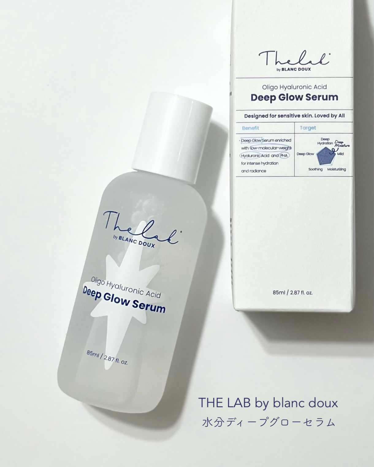 水分ディープグローセラム/THE LAB by blanc doux(ザラボバイブランドゥ)/ブースター・導入液を使ったクチコミ（2枚目）