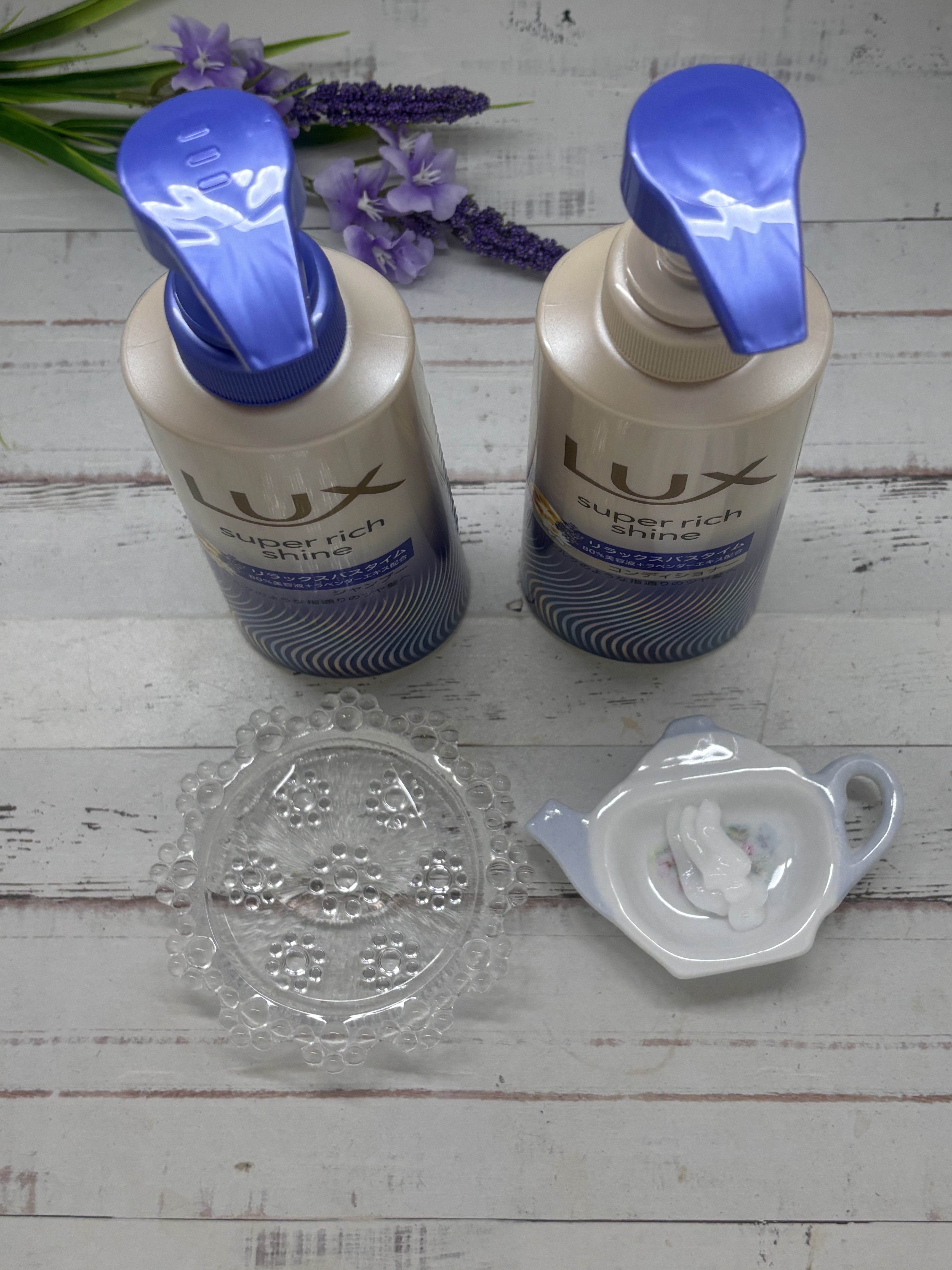 ラックス　スーパーリッチシャイン リラックスナイトケア シャンプー／コンディショナー/LUX/市販シャンプーを使ったクチコミ（3枚目）