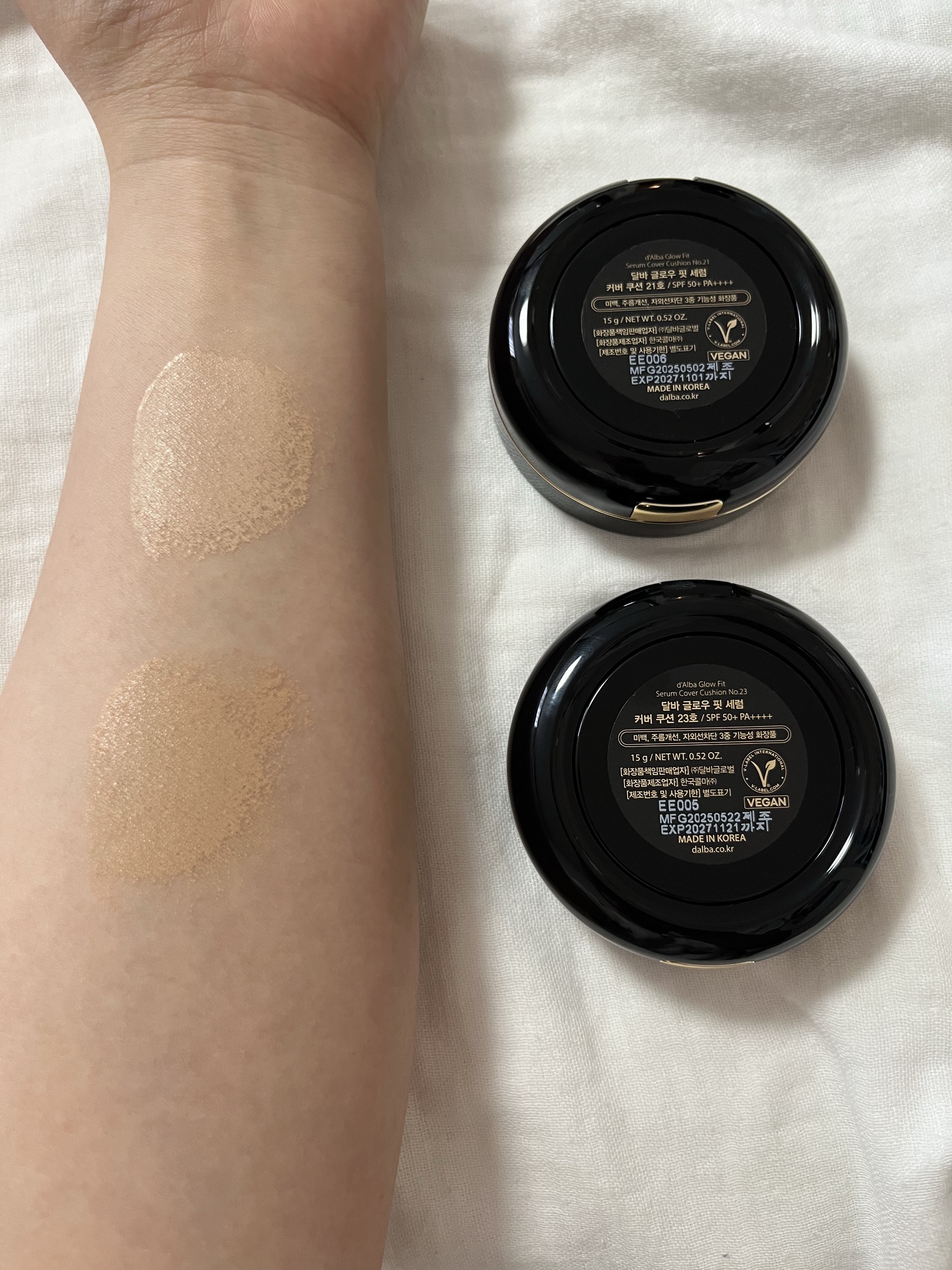 グロウフィットセラムカバークッション/ダルバ/クッションファンデーションを使ったクチコミ（2枚目）