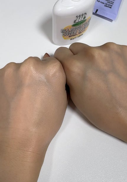 オールアバウトグロウカバークリーム/CHASIN'RABBITS/日焼け止めクリームを使ったクチコミ(4枚目)