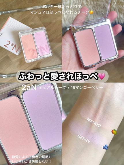 デュアルチーク/2aN/パウダーチークを使ったクチコミ(5枚目)