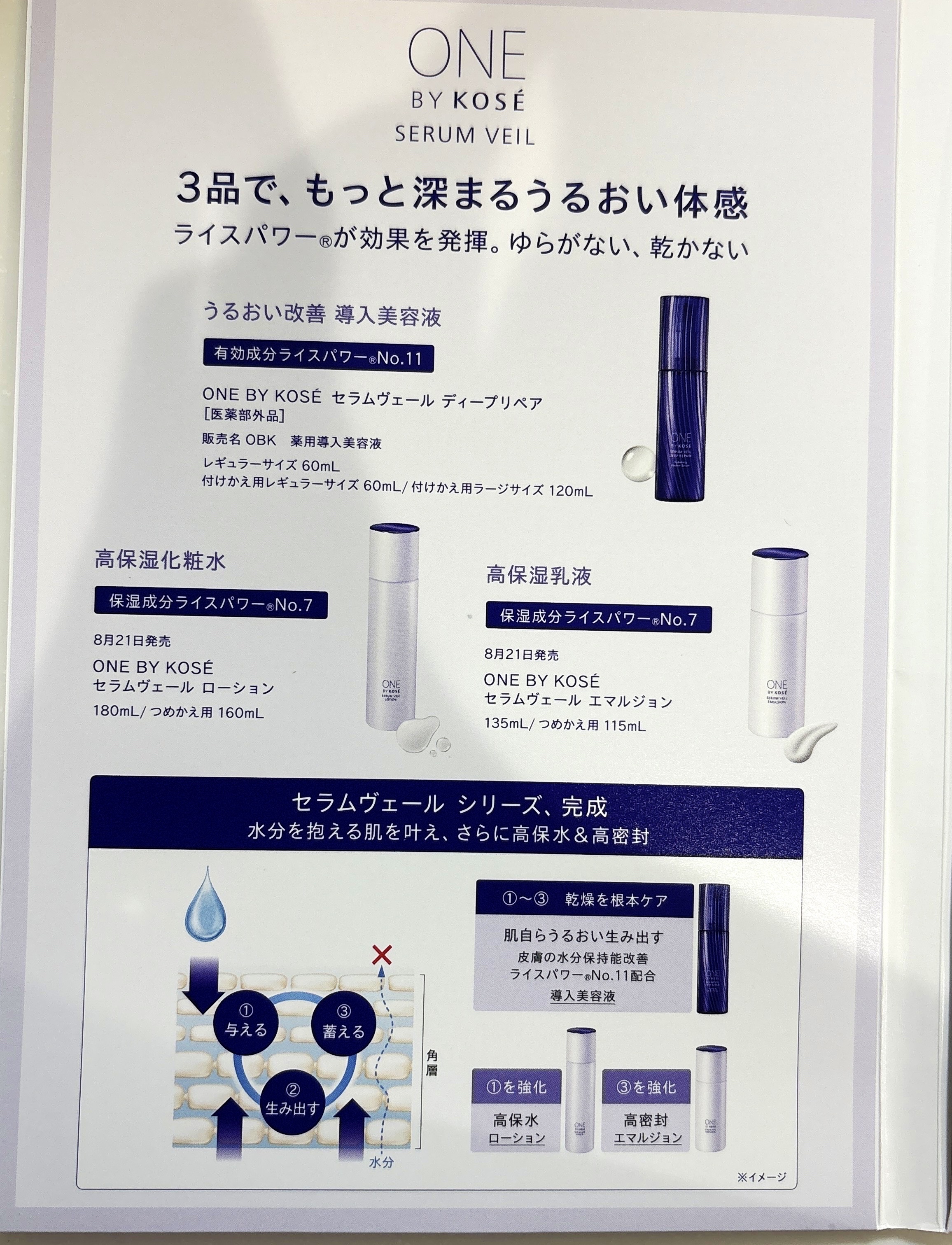 セラムヴェール ディープリペア/ONE BY KOSE/美容液を使ったクチコミ（3枚目）