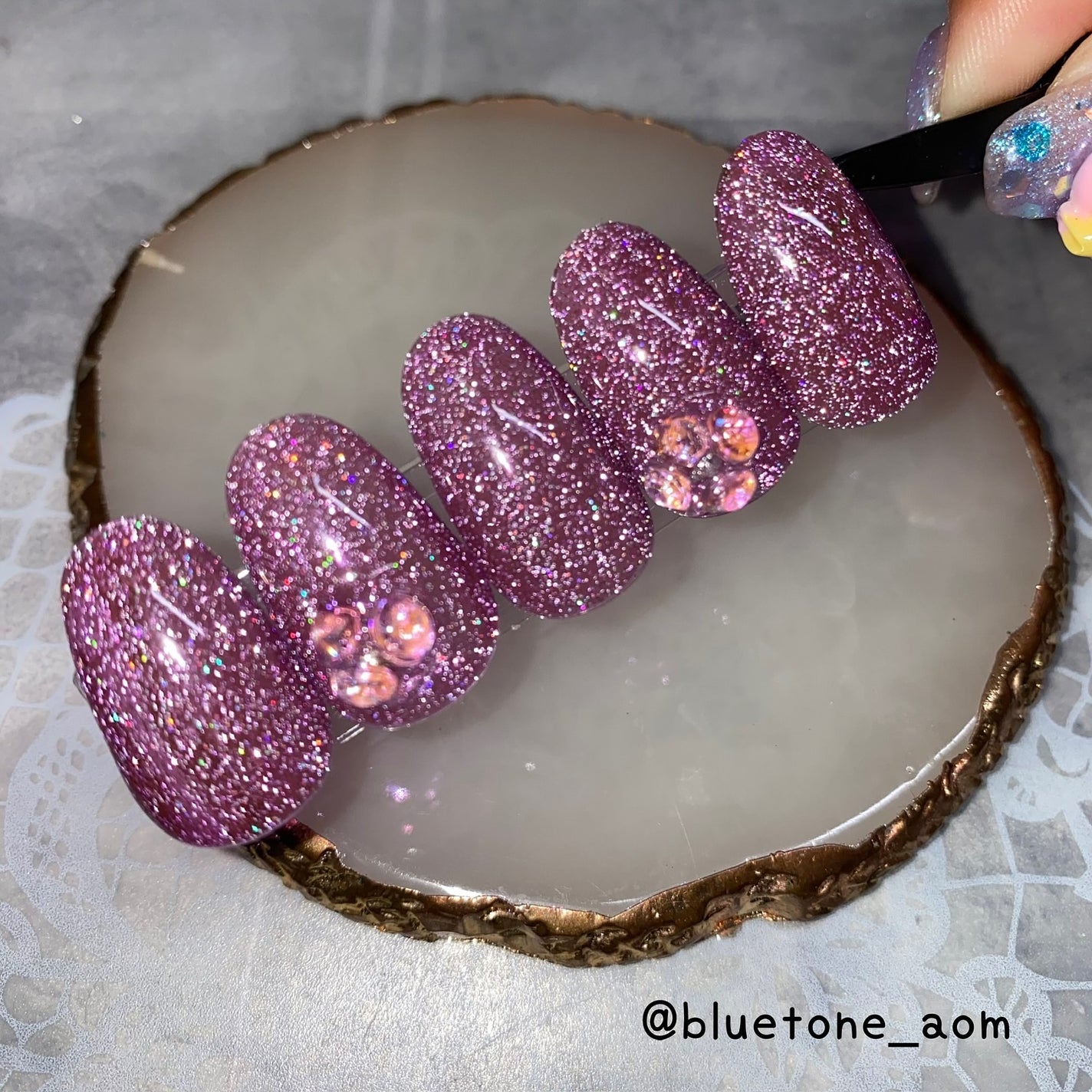 ⋆͛🦖⋆͛aomi on LIPS 「オリジナルフラッシュぶどうフラッシュ🍇✧*。ワインでもいいな🍷..」(4枚目)