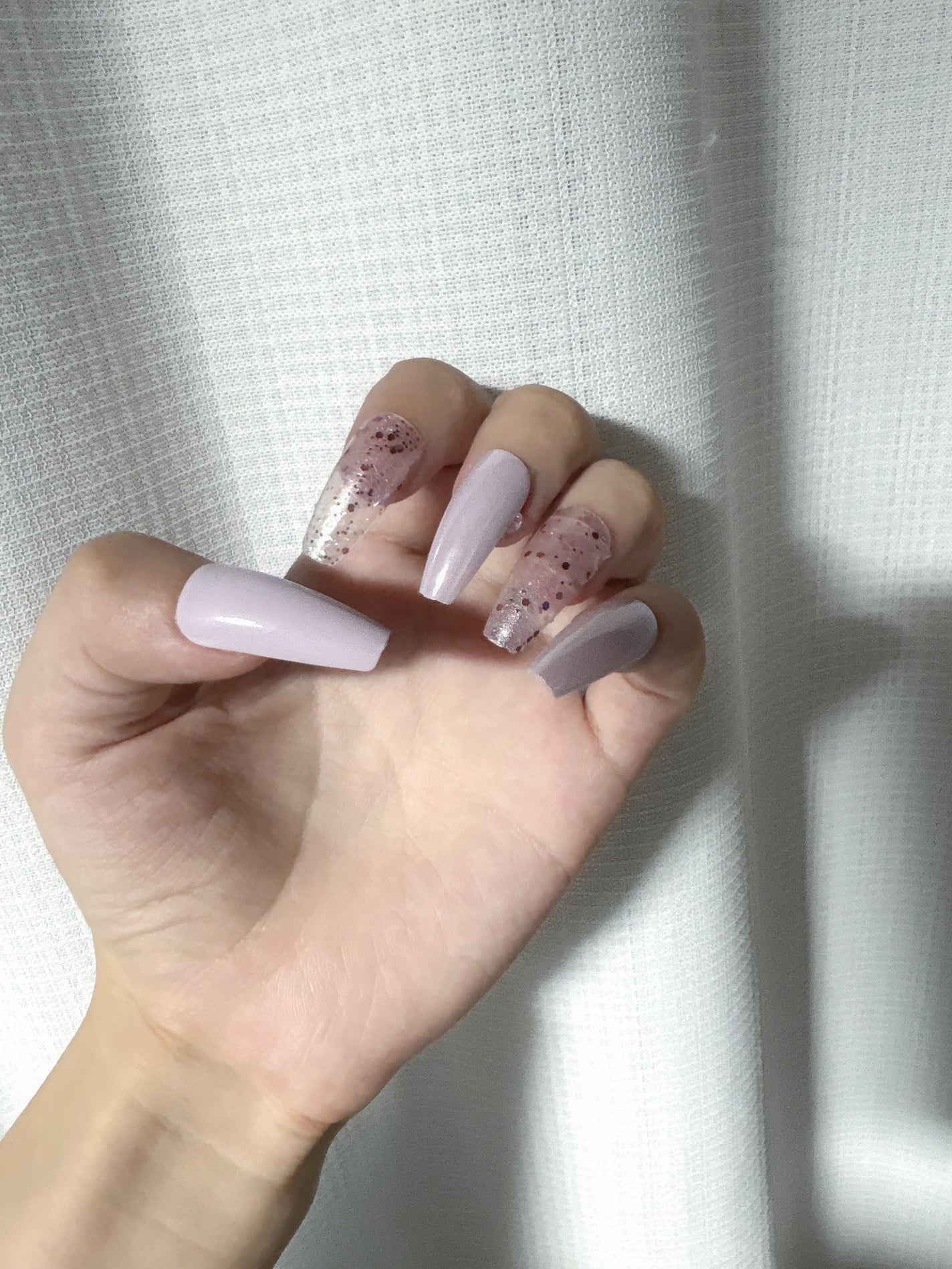 らん on LIPS 「easynails💅✨爪のサイズに合わせられるネイルチップ24..」(2枚目)