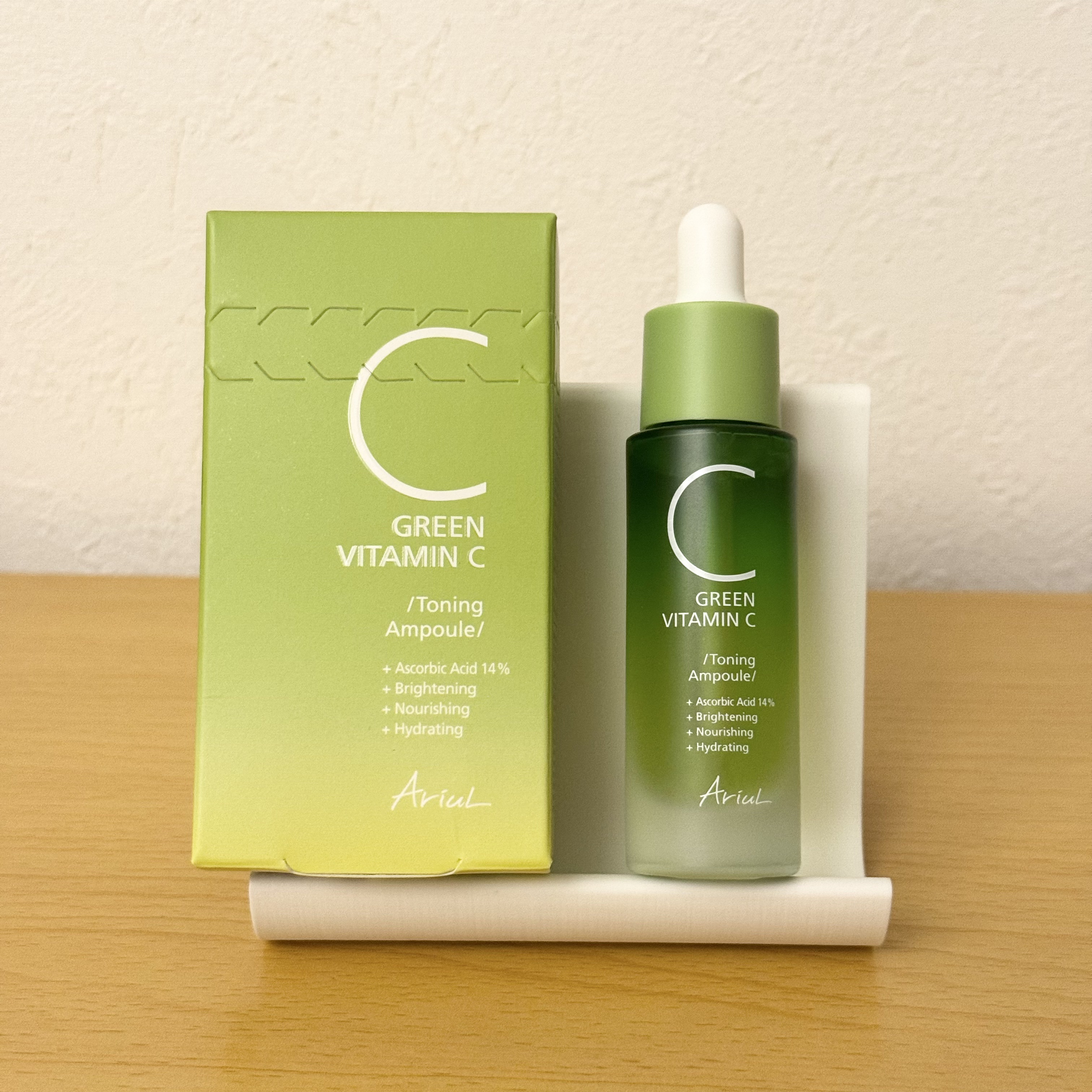 アリウル グリーンビタミンC トーニングセラム(アンプル)/Ariul/美容液を使ったクチコミ（1枚目）