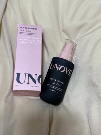 UNOVE アノブ シルクオイルエッセンスのクチコミ「UNOVEヘアオイル
香り:フローラル系
オイルは重ため
ロングで髪の毛の量は多めだけど2.....」(2枚目)