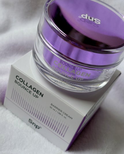 コラーゲンバウンスアップバリアクリーム/SNP/フェイスクリームを使ったクチコミ(4枚目)