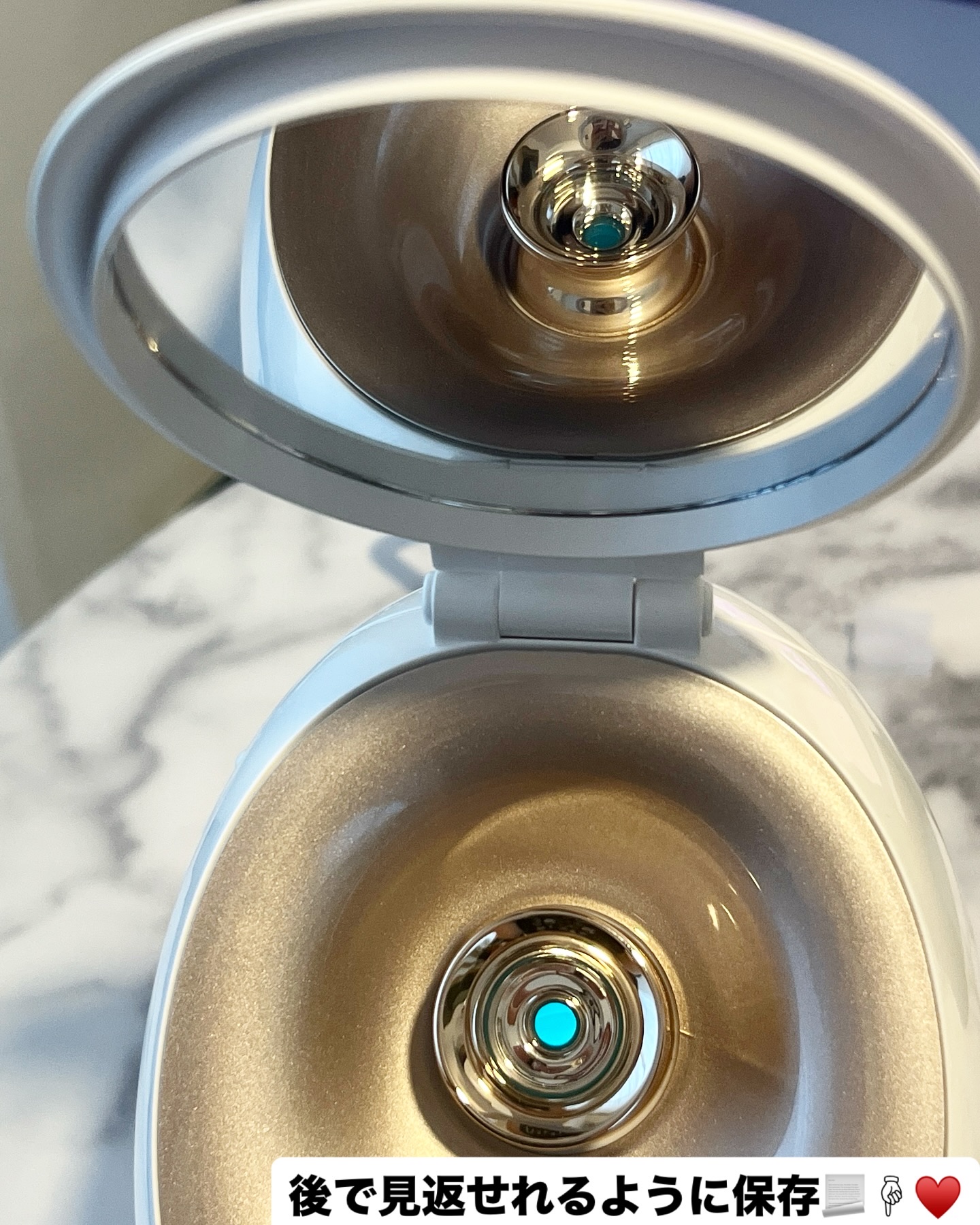 スチーマーZ32 ゴールド/ANLAN/美顔器・マッサージを使ったクチコミ（3枚目）