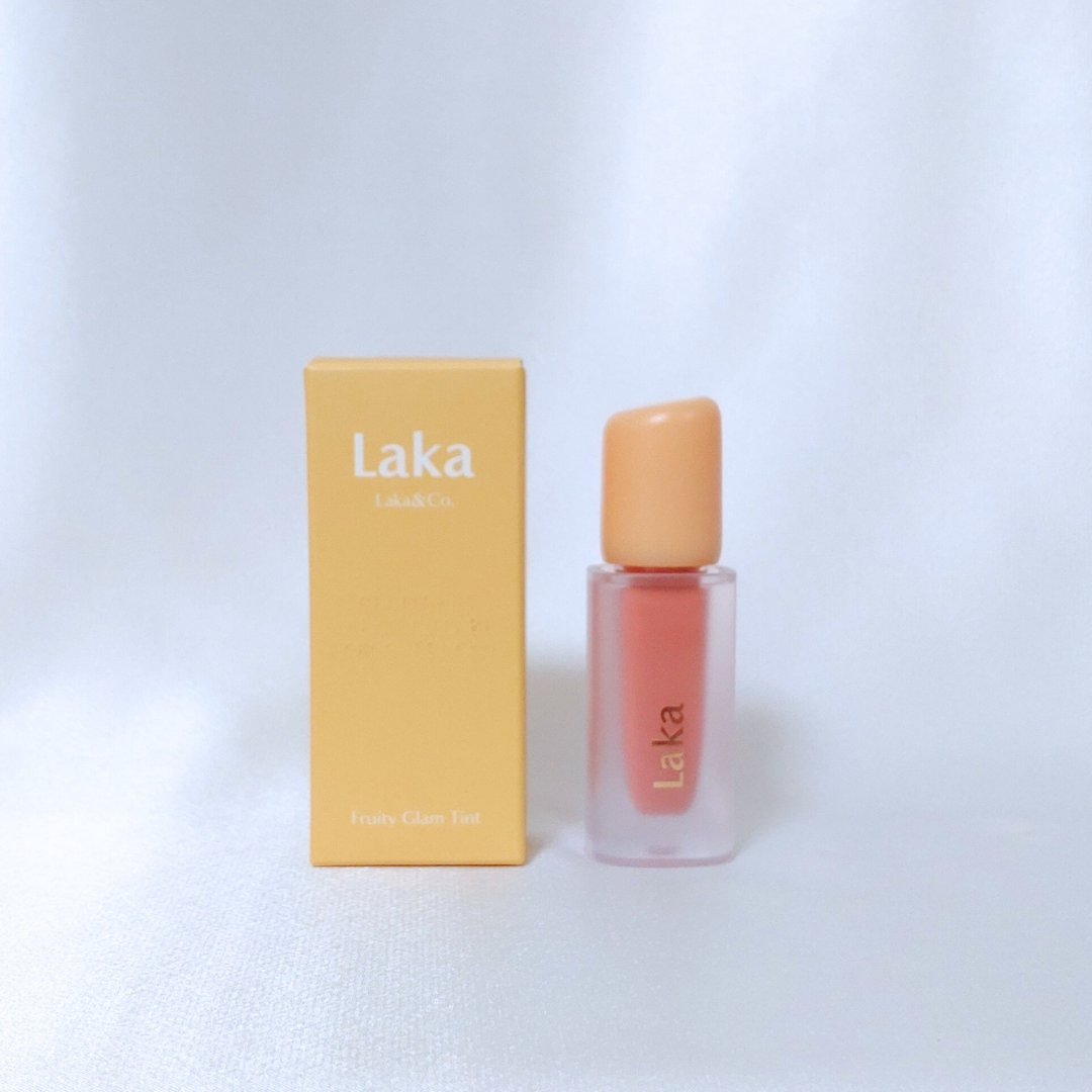 フルーティーグラムティント 125 マンゴー（ミニ）/Laka/リップティントを使ったクチコミ（2枚目）