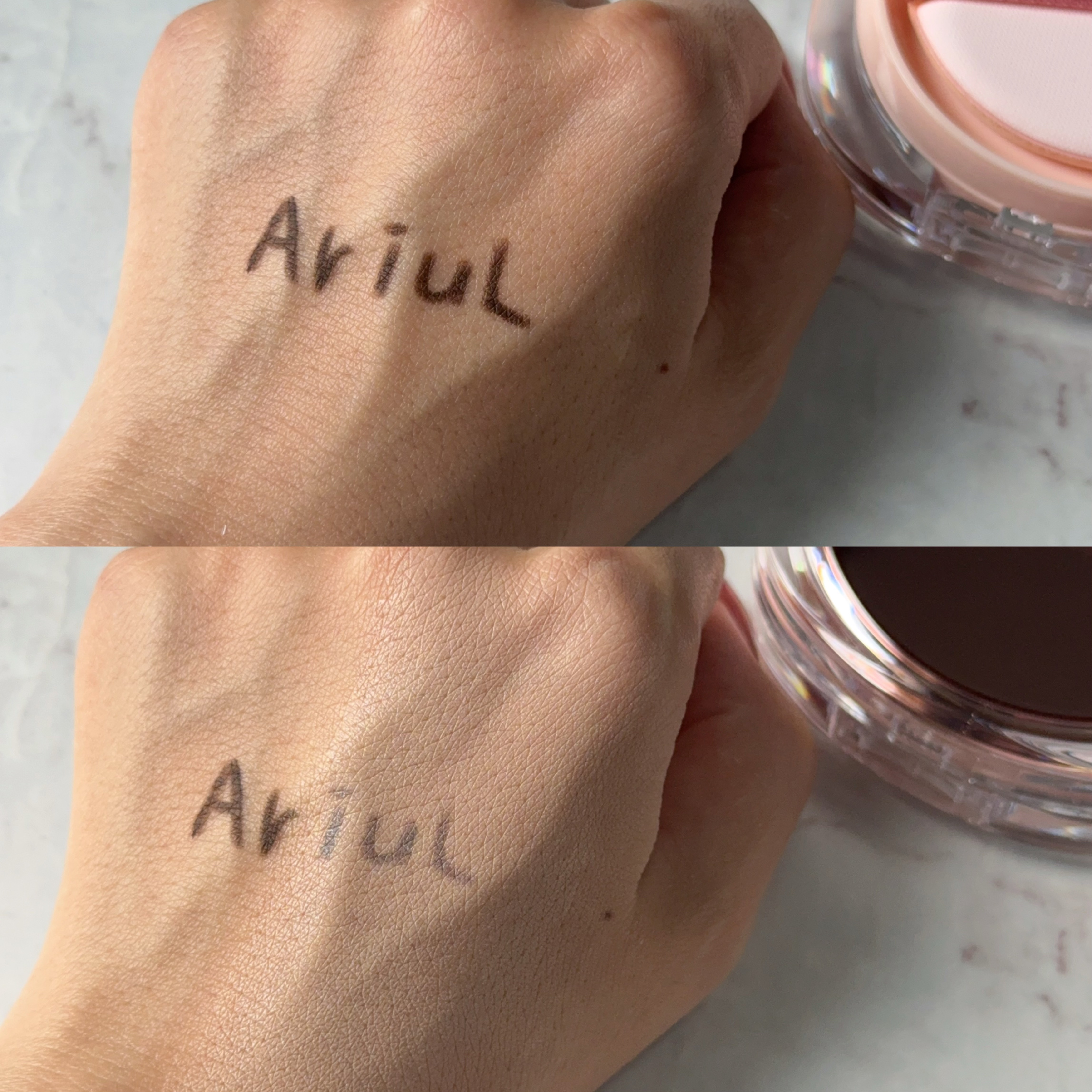 アリウル インクフェザーカバーラスティングクッション/Ariul/クッションファンデーションを使ったクチコミ（3枚目）