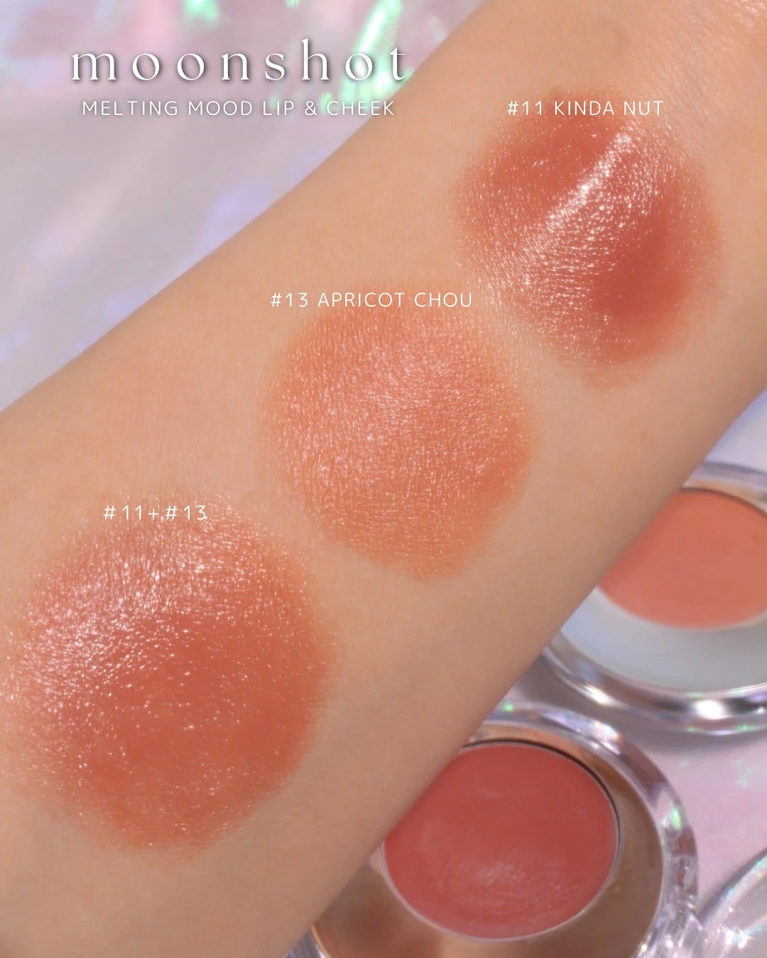 メルティングムードリップ&チーク/moonshot/ジェル・クリームチークを使ったクチコミ(6枚目)