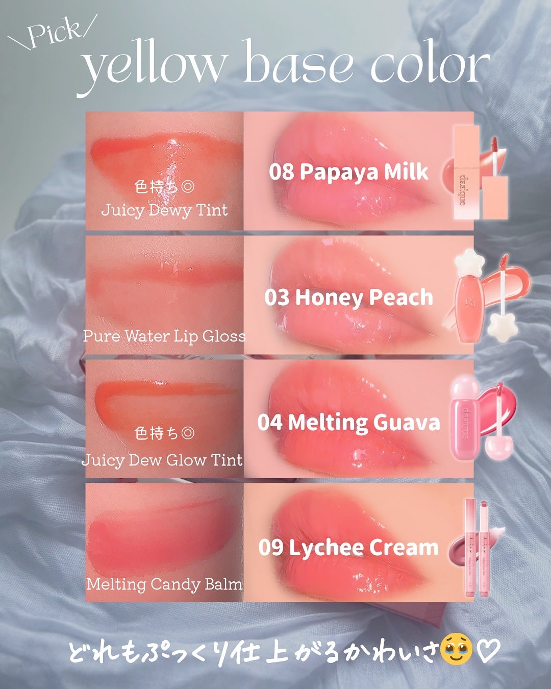 ジューシーデュイティント/dasique/リップティントを使ったクチコミ(3枚目)