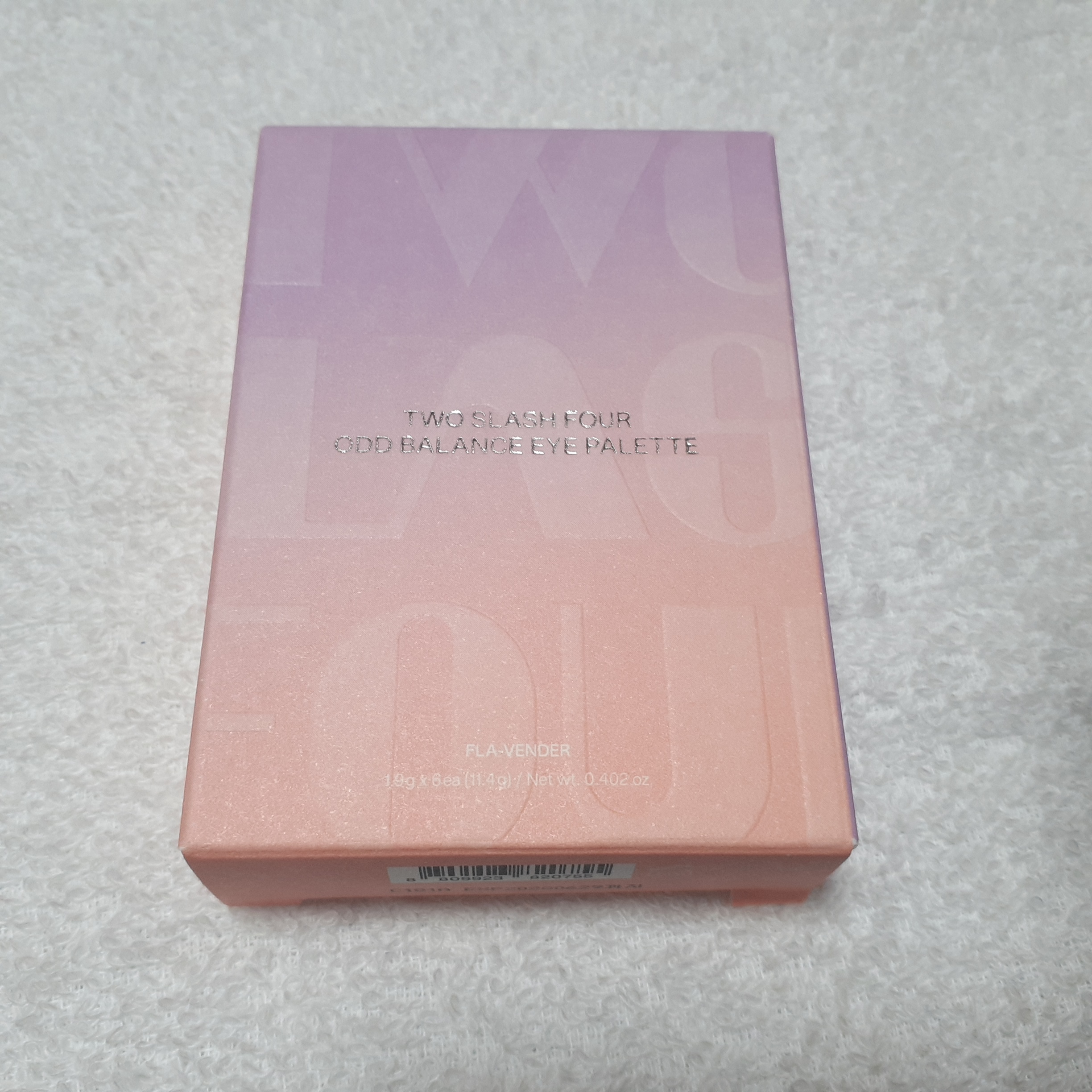 オッドバランスアイパレット/TWO SLASH FOUR/アイシャドウパレットを使ったクチコミ（1枚目）