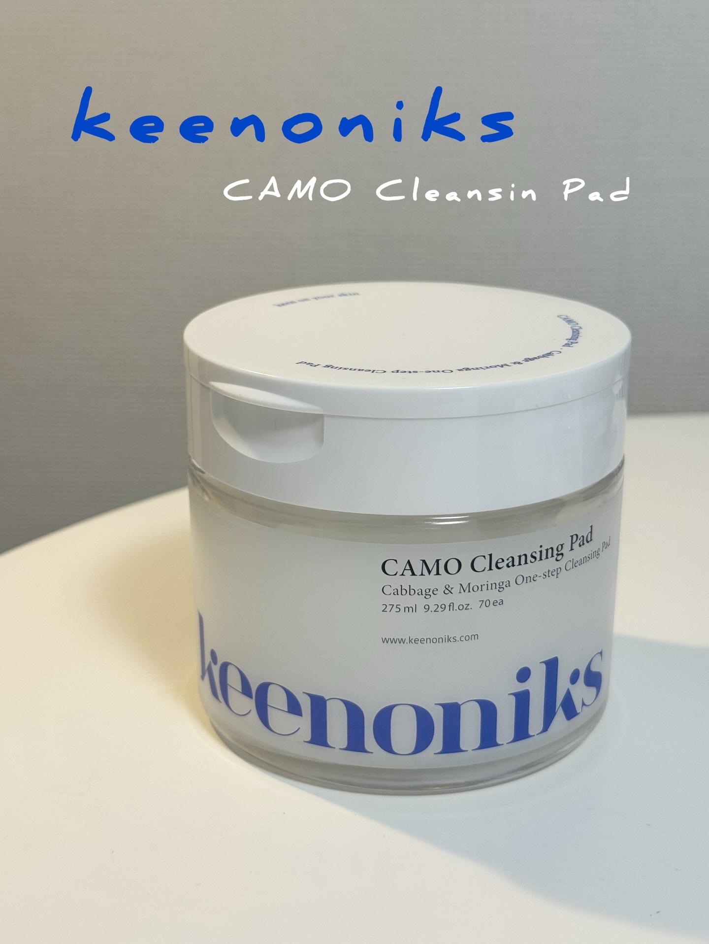 CAMO クレンジングパッド/keenoniks/クレンジングシートを使ったクチコミ（1枚目）