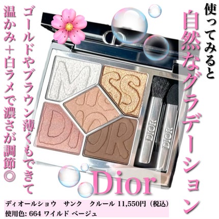 ディオールショウ サンク クルール(ミス ディオール コレクション 限定品)/Dior/アイシャドウを使ったクチコミ(4枚目)