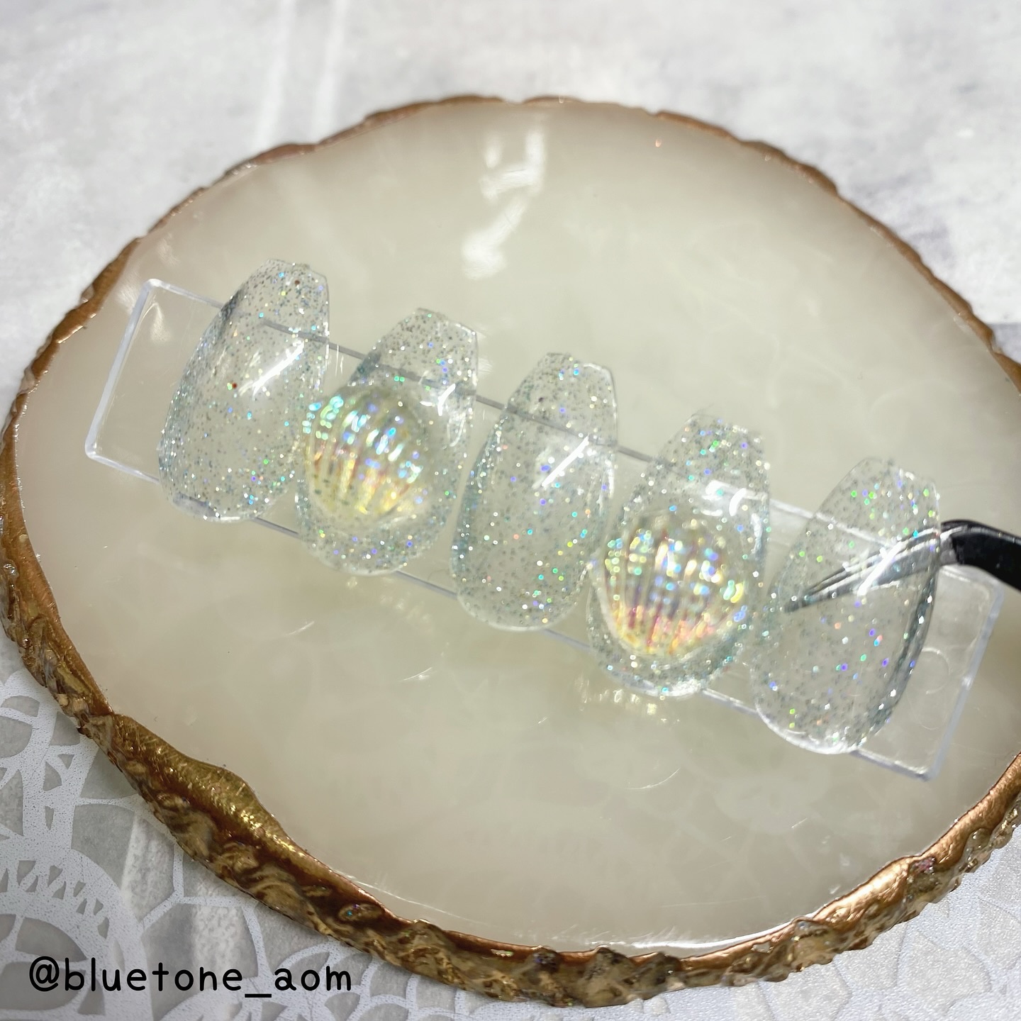 フラッシュパウダー/NAILTOWN/ネイル用品を使ったクチコミ（2枚目）