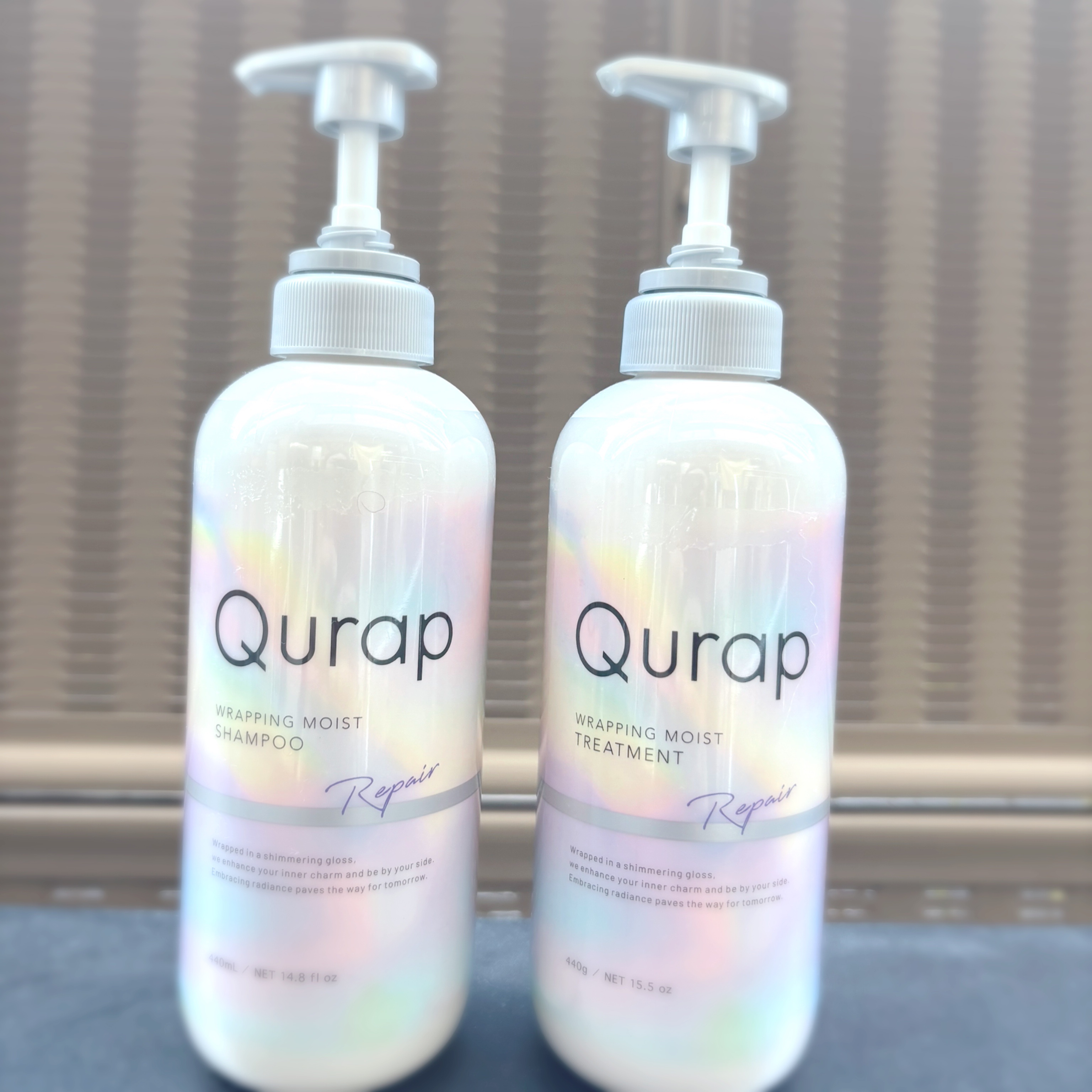 ラッピングモイストシャンプー/トリートメント/Qurap/市販シャンプーを使ったクチコミ（1枚目）