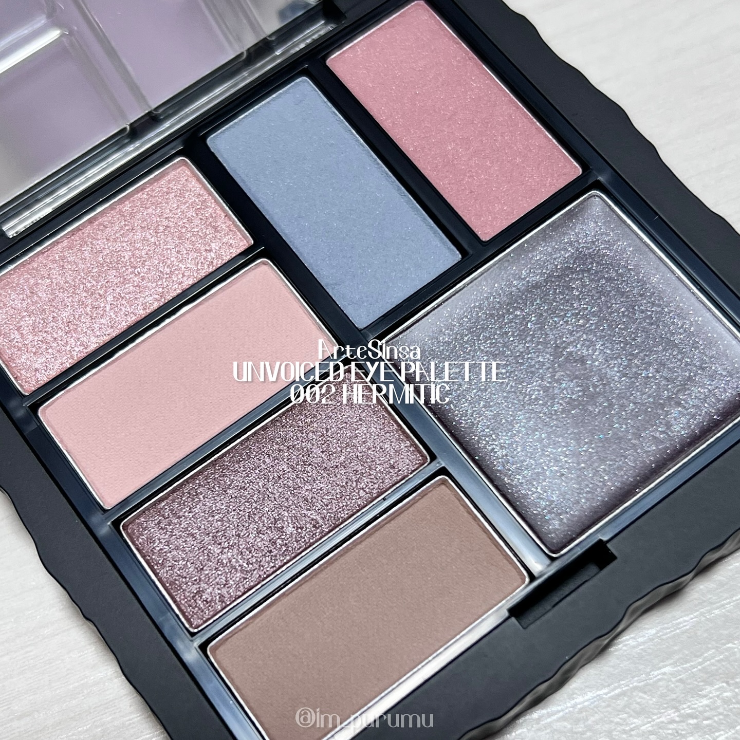 アンボイスドアイシャドウパレット/ArteSinsa/アイシャドウパレットを使ったクチコミ（2枚目）
