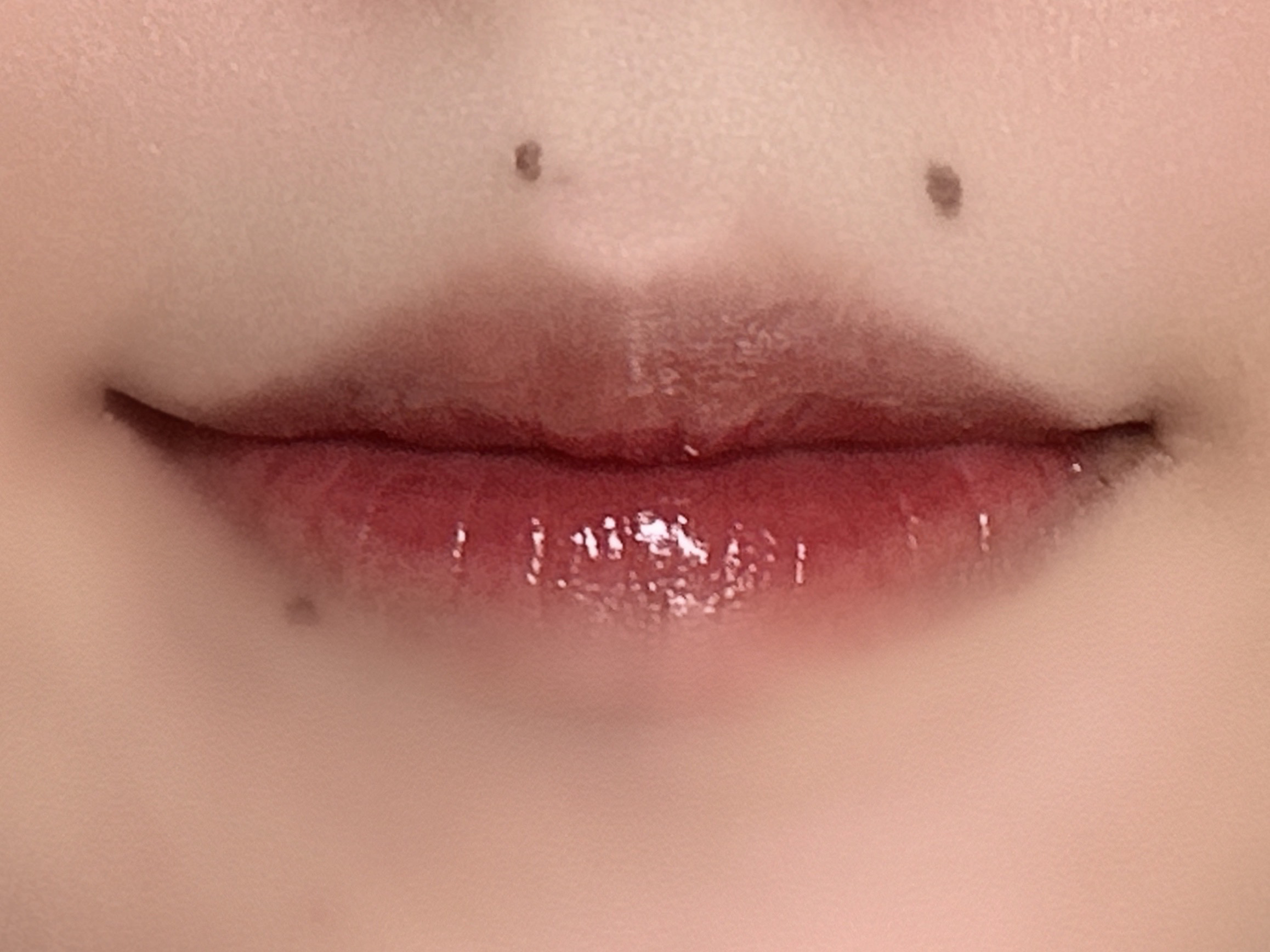 ブラーグロイリップティント/Dinto/リップティントを使ったクチコミ（2枚目）