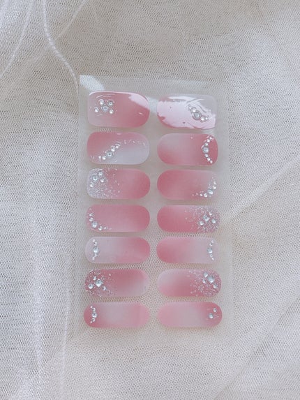 ジェルネイル風シール/セリア/ネイルシールを使ったクチコミ(4枚目)