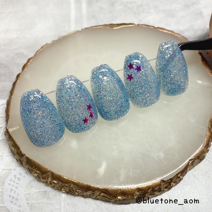 ⋆͛🦖⋆͛aomi on LIPS 「オリジナルフラッシュスカイブルー?というよりガリガリ君のソーダ..」(6枚目)