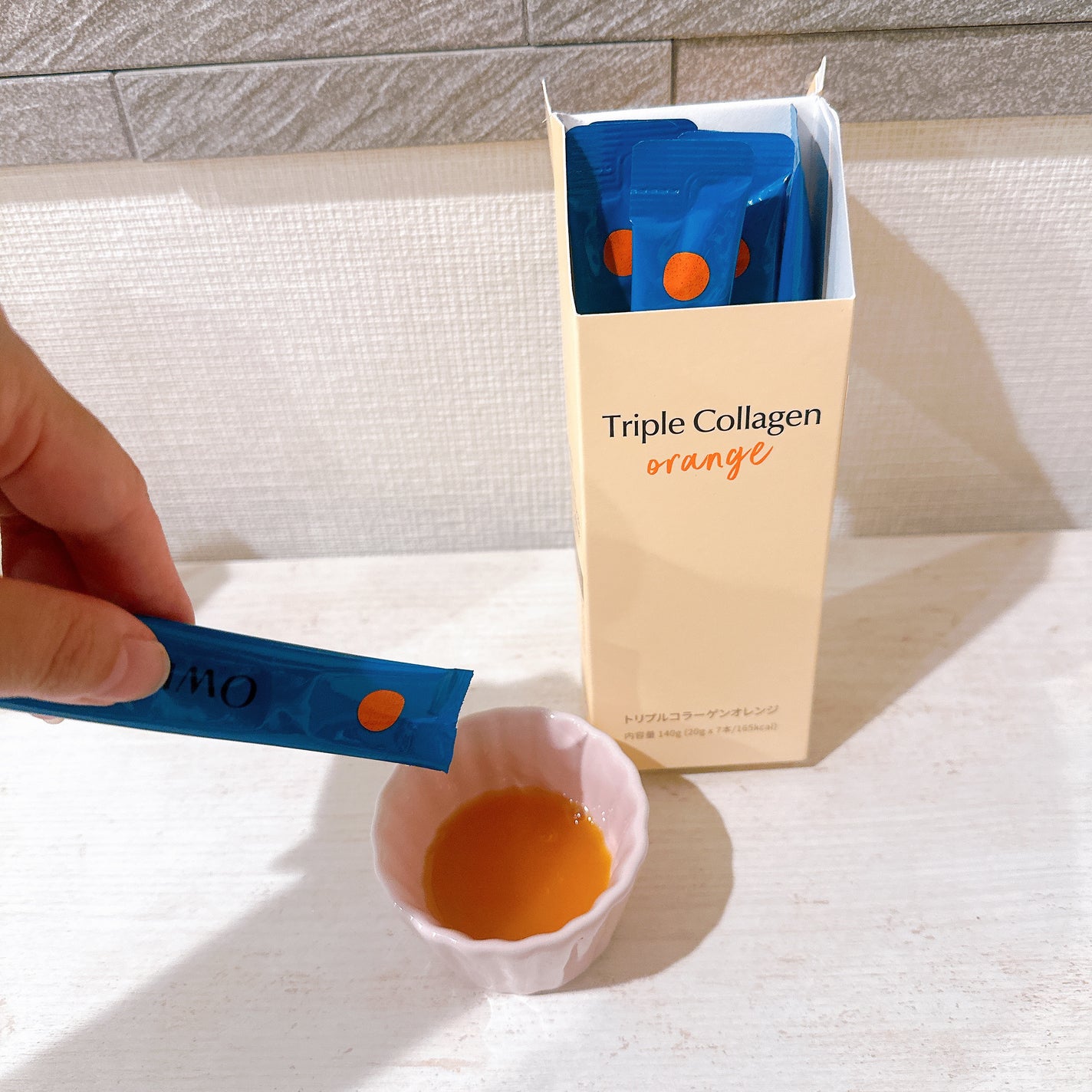 トリプルコラーゲン オレンジ/Ownist/美容サプリメントを使ったクチコミ(3枚目)
