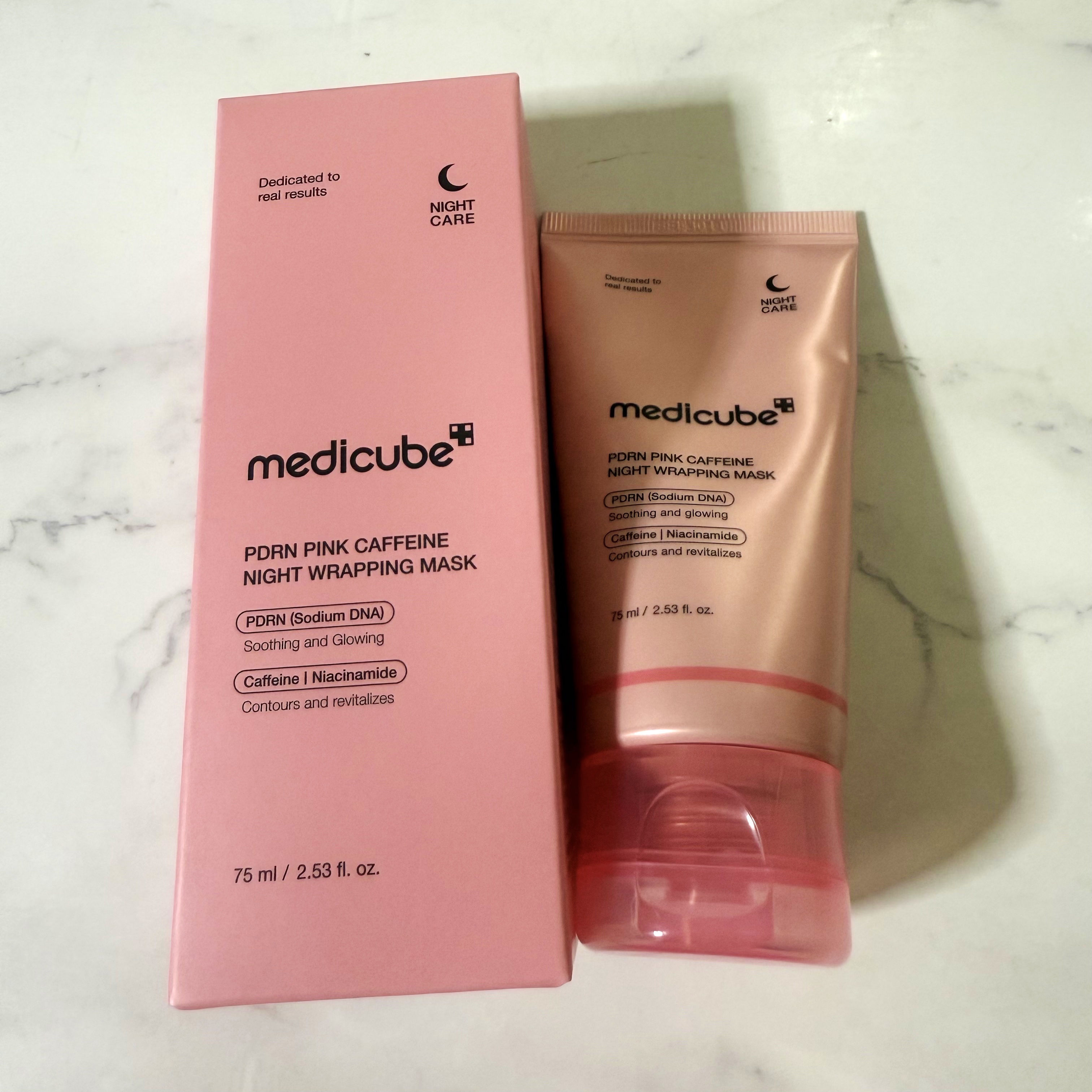 PDRNピンクカフェインナイトラッピングマスク｜MEDICUBEの口コミ