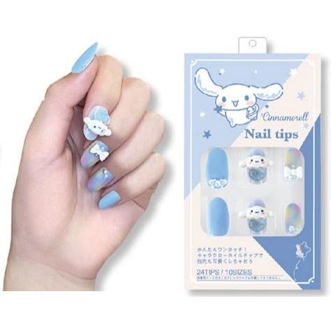 シナモロールネイルチップ サンタン