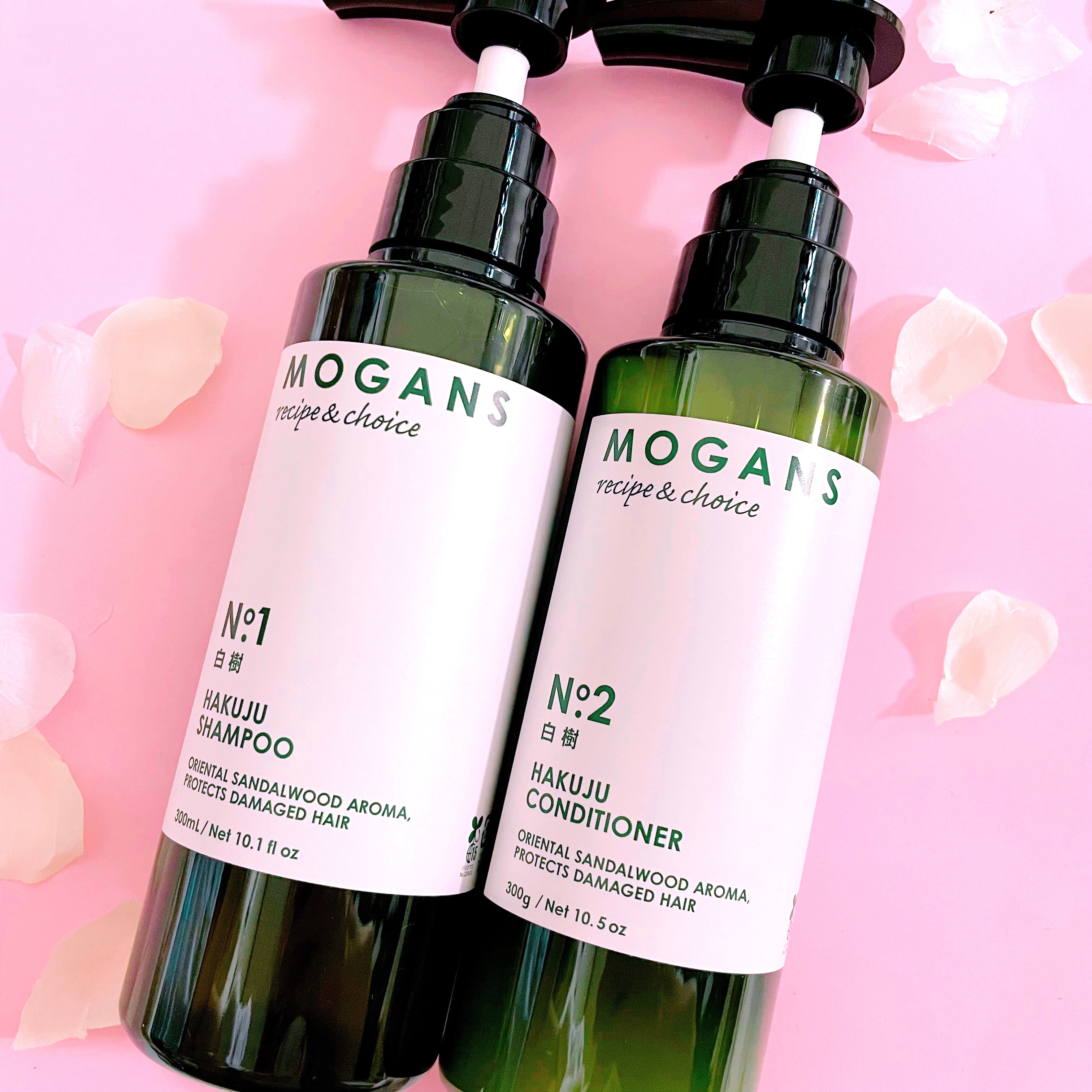 ノンシリコン アミノ酸 シャンプー/コンディショナー白樹（はくじゅ）/MOGANS/市販シャンプーを使ったクチコミ（1枚目）