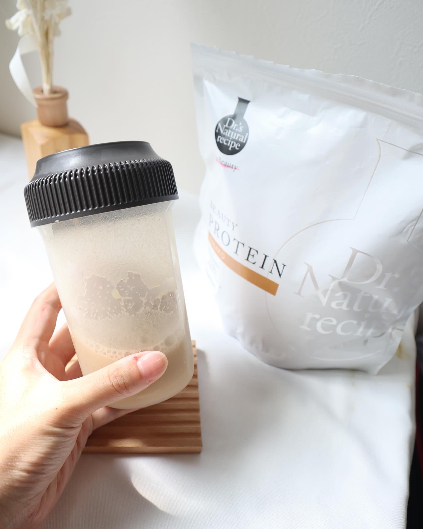 ドクターズナチュラルレシピ 美容プロテイン/ドクターズ ナチュラル レシピ/ソイプロテインを使ったクチコミ（3枚目）