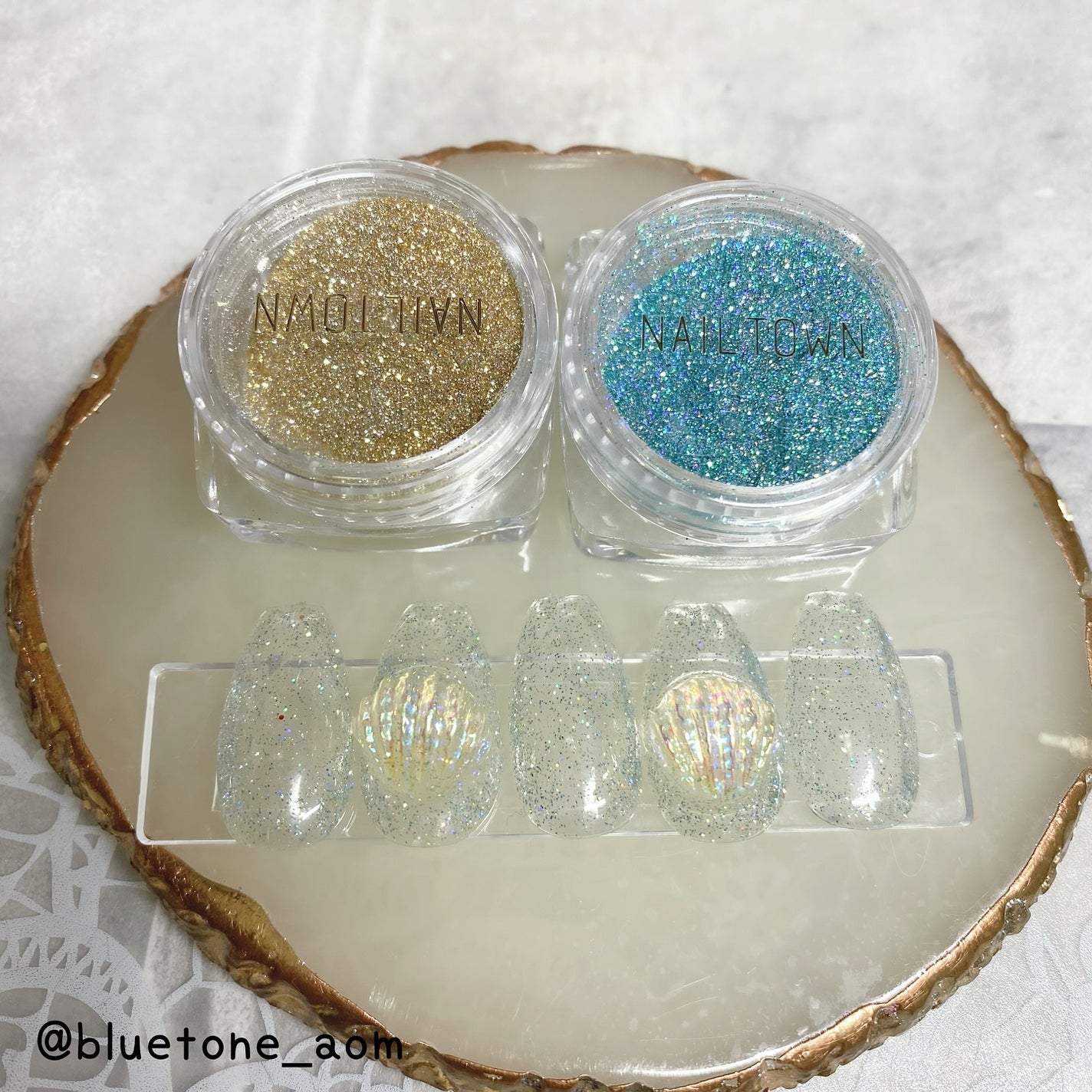 フラッシュパウダー/NAILTOWN/ネイル用品を使ったクチコミ(1枚目)