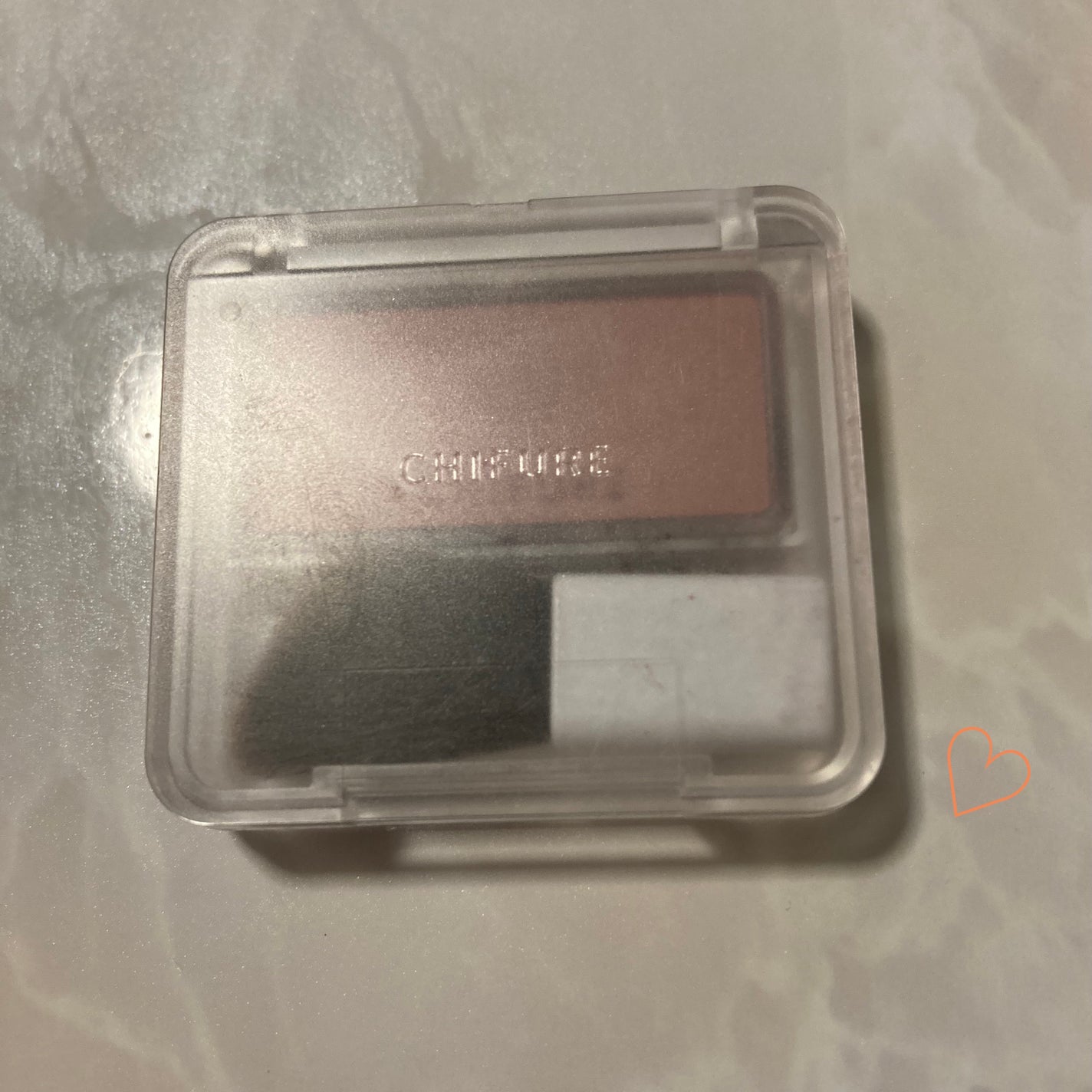 パウダー チーク ニュアンスカラー/ちふれ/パウダーチークを使ったクチコミ(1枚目)