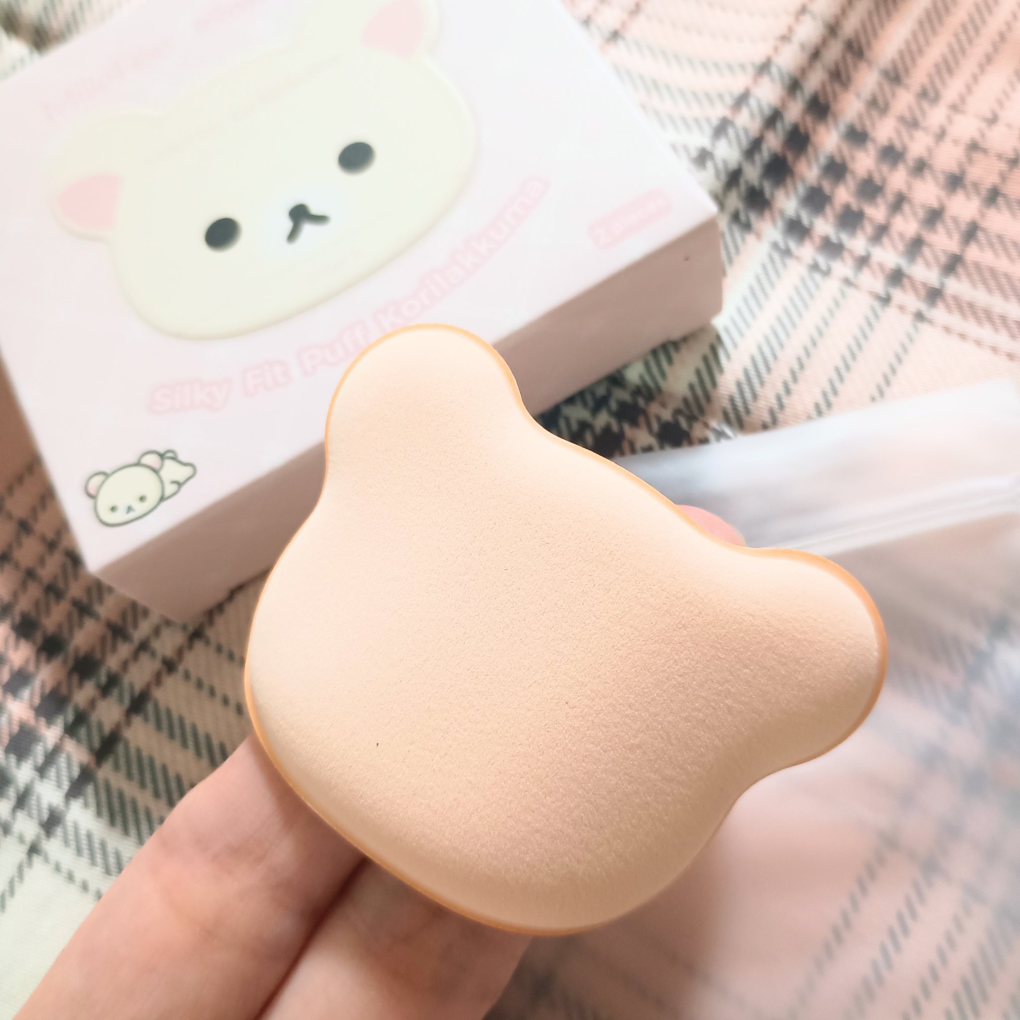 シルキーフィットパフ コリラックマ/MilleFée/パフ・スポンジを使ったクチコミ（2枚目）