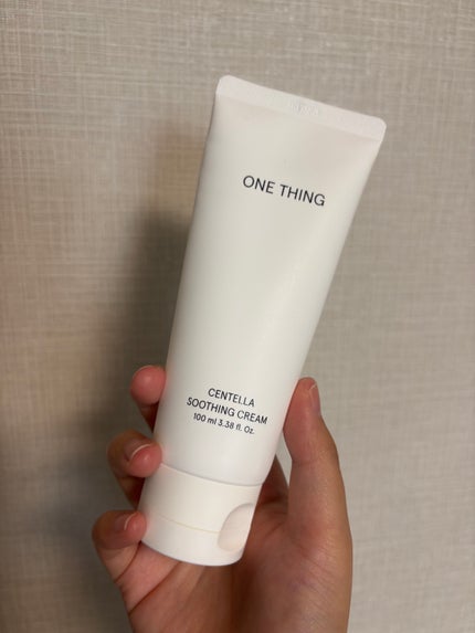 センテラスージングクリーム/ONE THING/フェイスクリームを使ったクチコミ(1枚目)