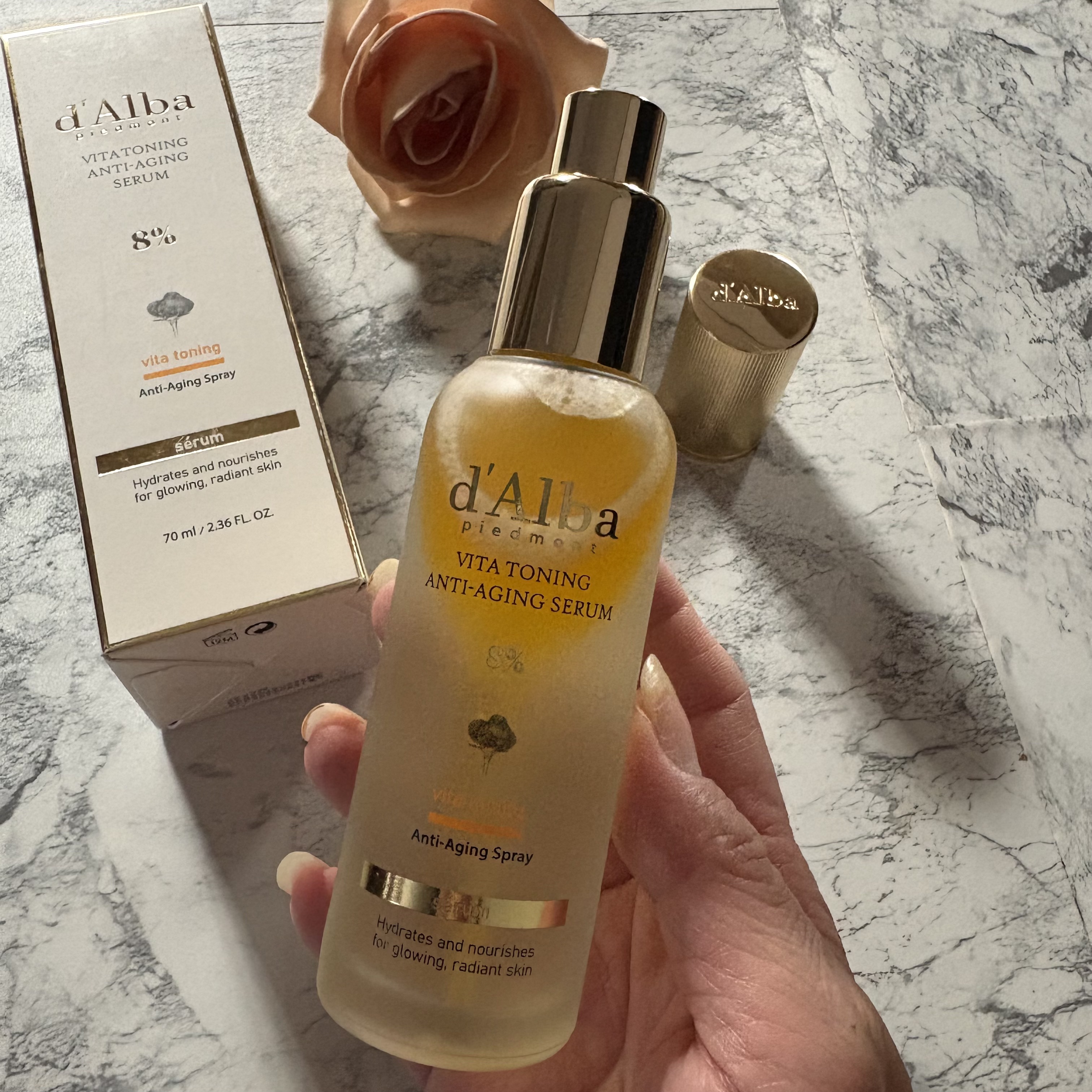 ビタトーニングエイジングケアスプレーセラム/ダルバ/その他スキンケアを使ったクチコミ（2枚目）