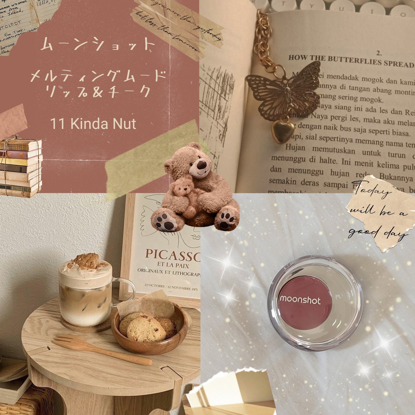 メルティングムードリップ&チーク/moonshot/ジェル・クリームチークを使ったクチコミ(1枚目)