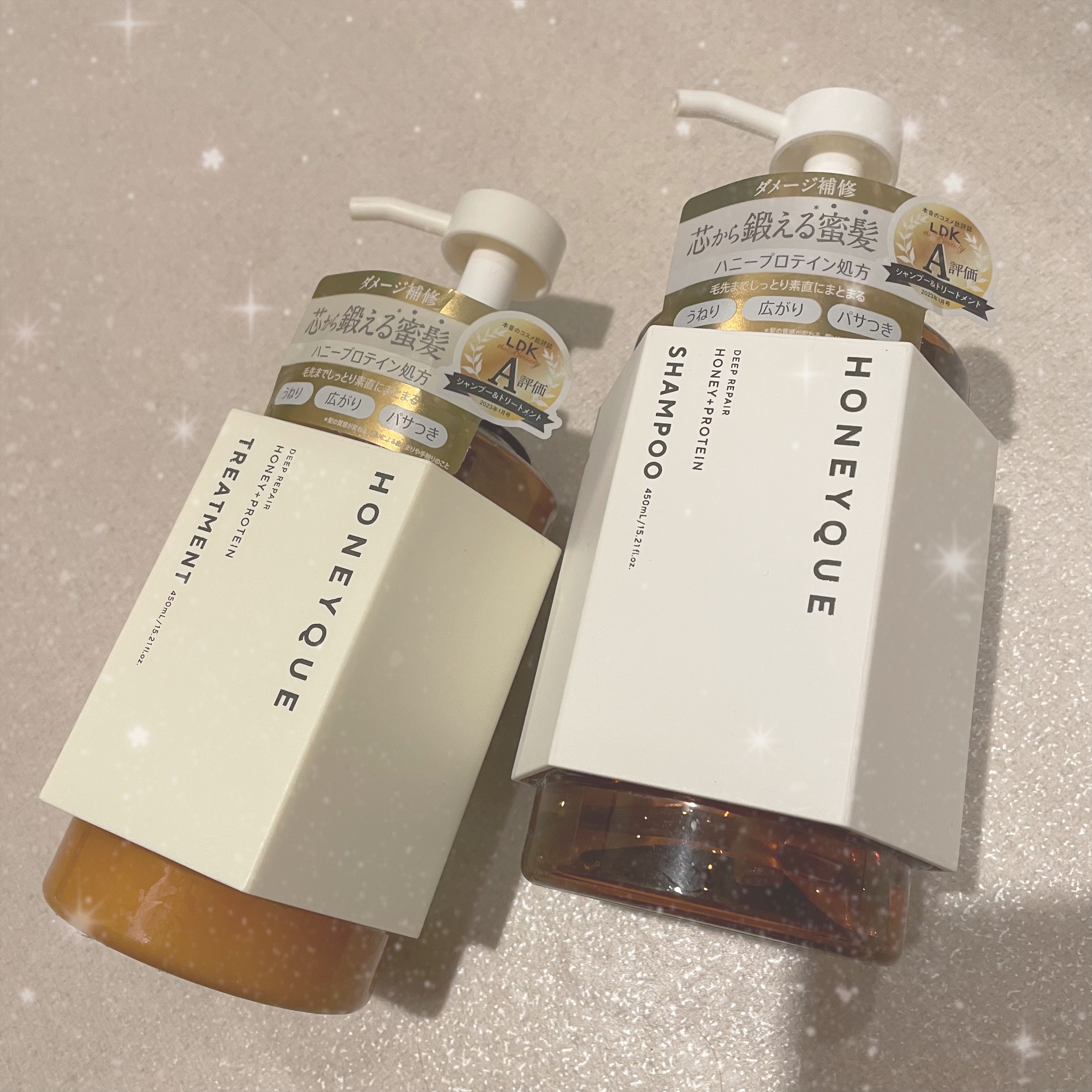 ディープリペア シャンプー モイスト／ヘアトリートメント モイスト/ハニーク/市販シャンプーを使ったクチコミ（1枚目）