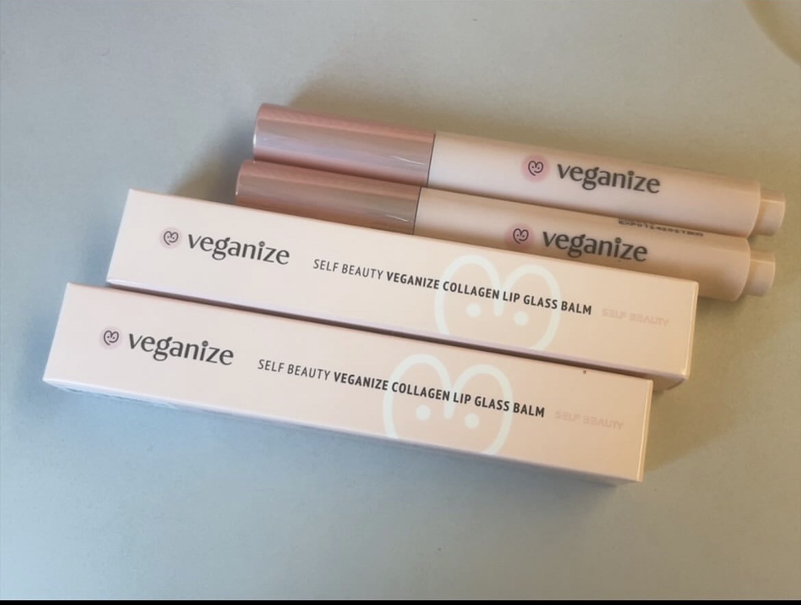 ヴィーガナイズコラーゲンリップガラスバーム/Veganize/リップグロスを使ったクチコミ（1枚目）