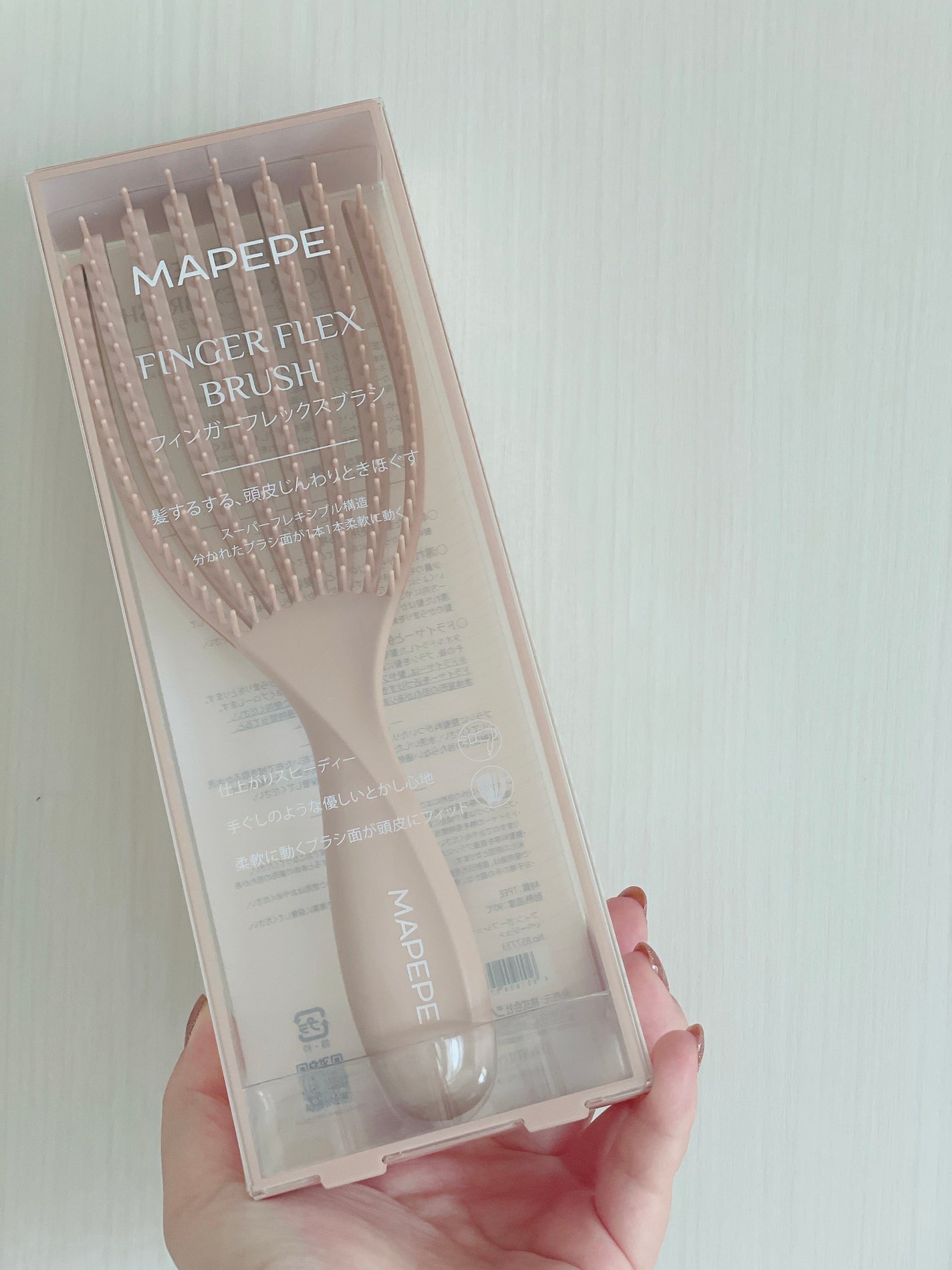 ふかふかクッションのパドルブラシ/マペペ/ヘアブラシを使ったクチコミ(2枚目)